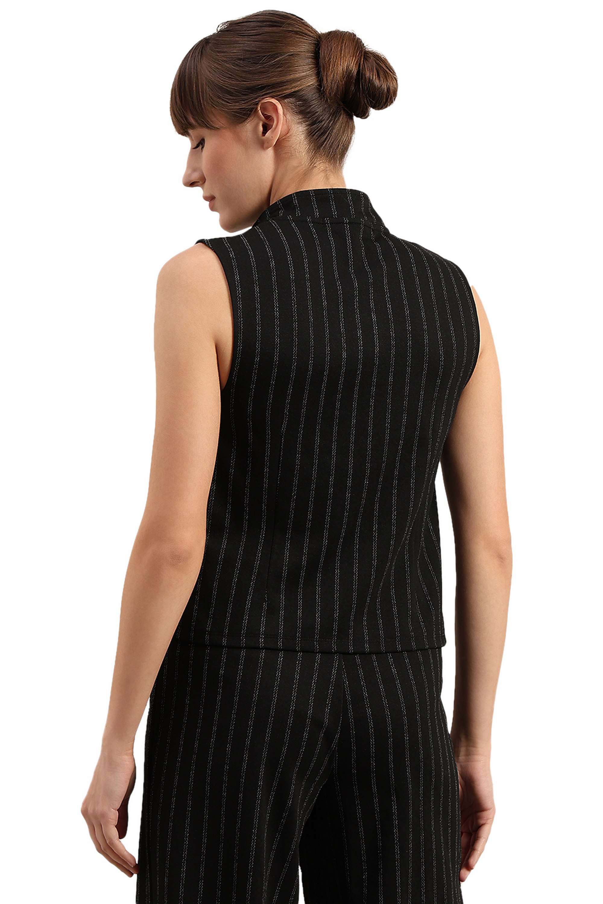 Solid-Blended-Fabric-Regular-Fit-Women-s-Top