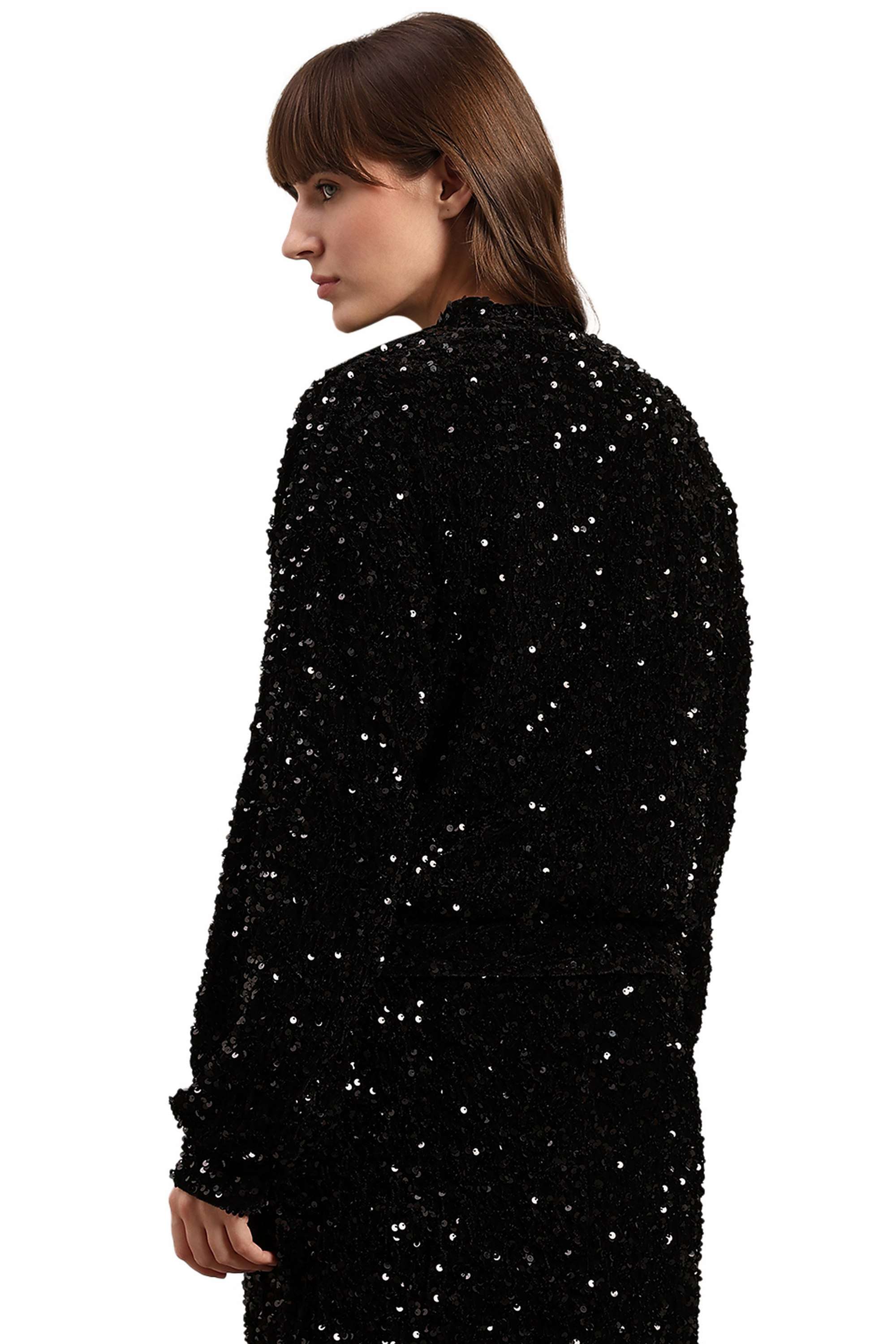 Solid-Blended-Fabric-Regular-Fit-Women-s-Jacket