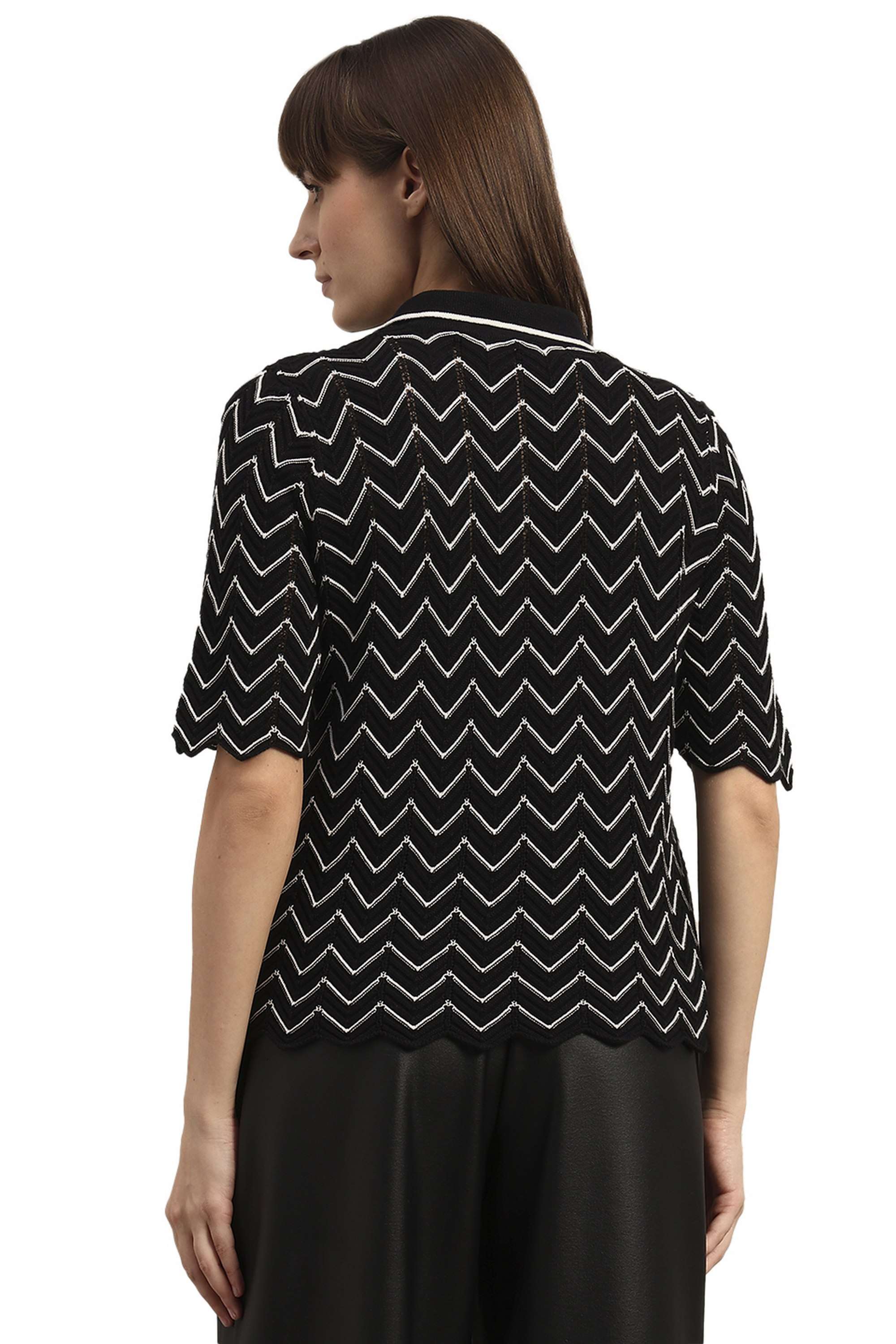 Solid-Blended-Fabric-Regular-Fit-Women-s-Top