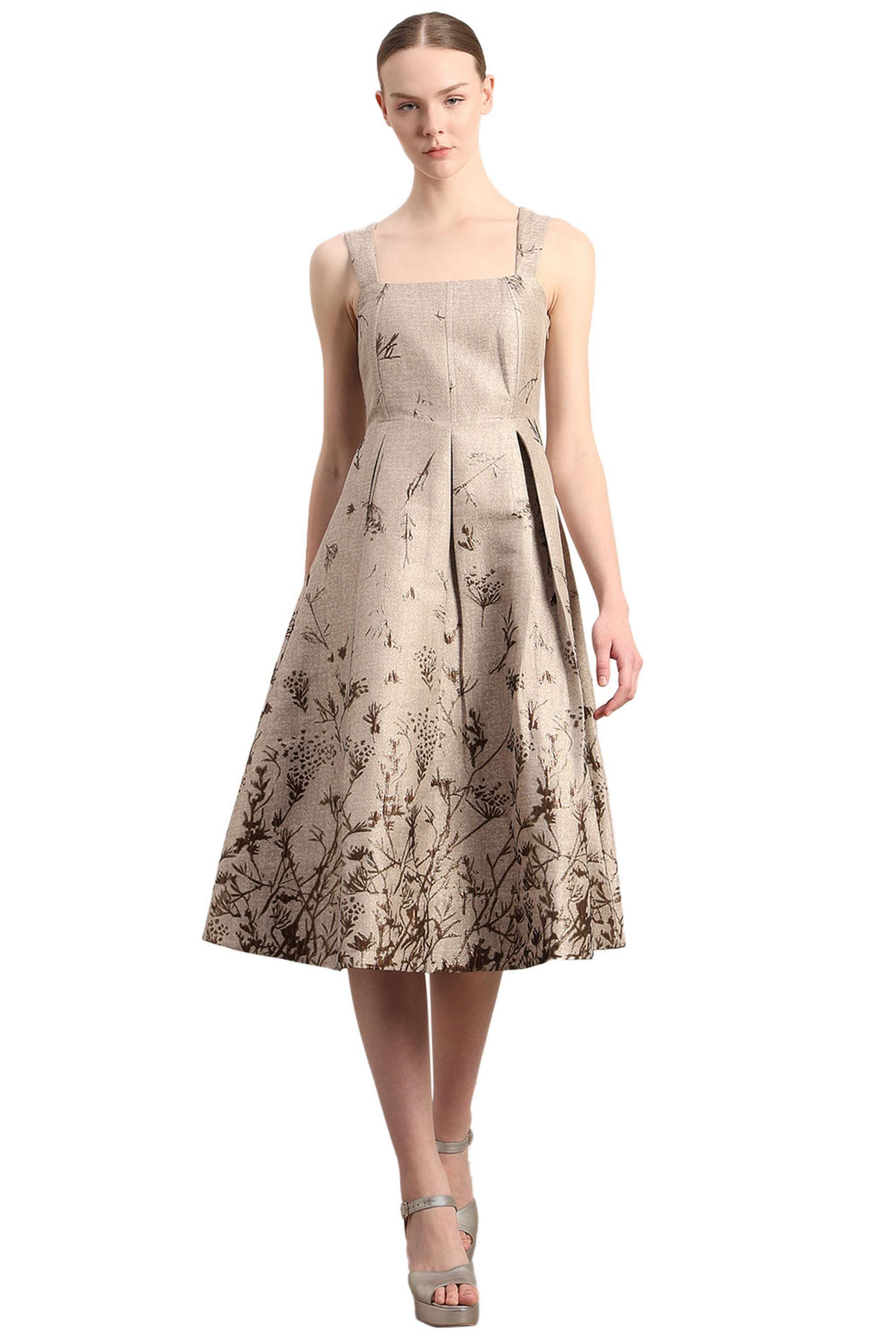 Solid-Blended-Fabric-Regular-Fit-Women-s-Dress