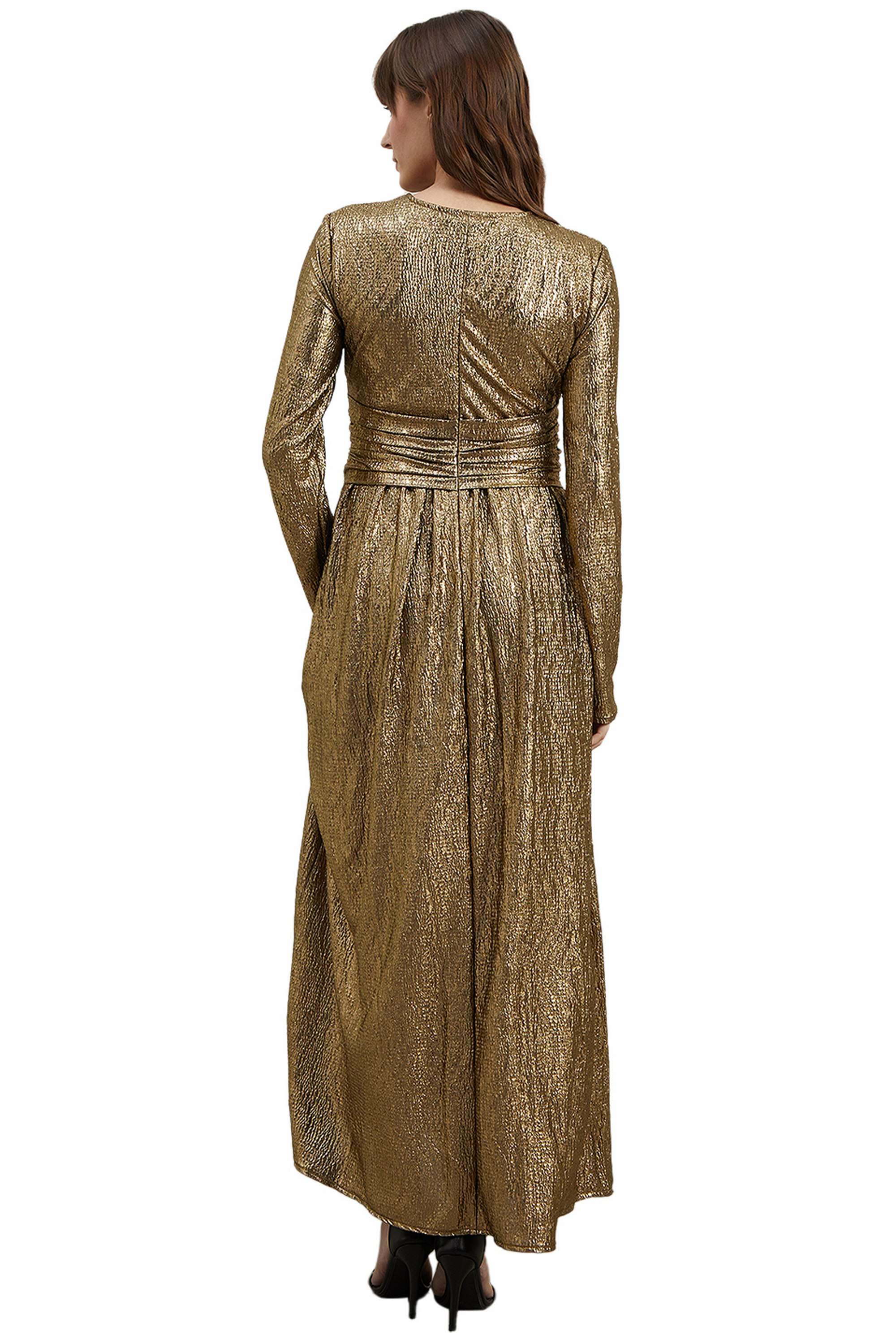 Solid-Blended-Fabric-Regular-Fit-Women-s-Dress