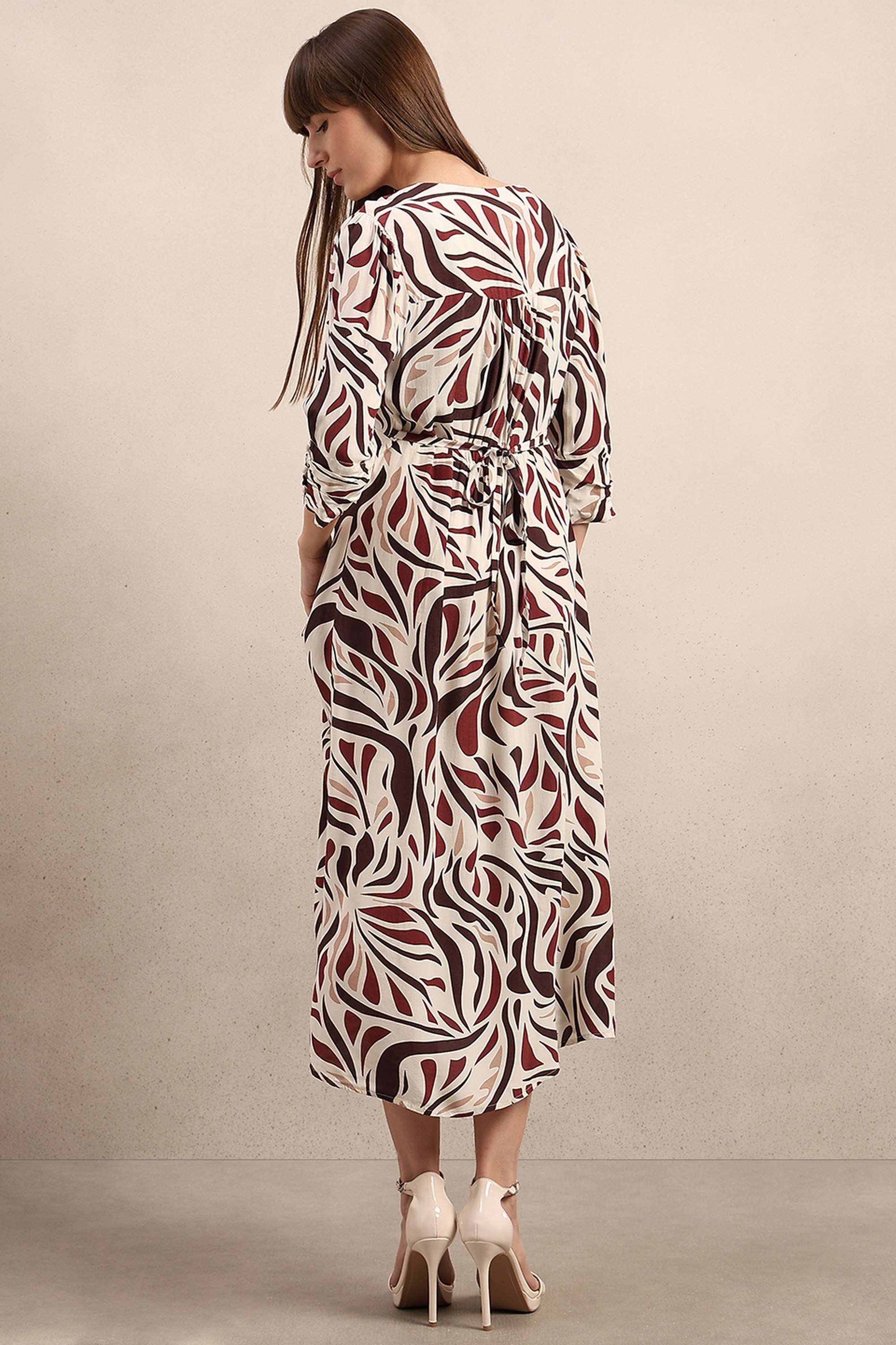 Floral-Viscose-Women-s-Dress