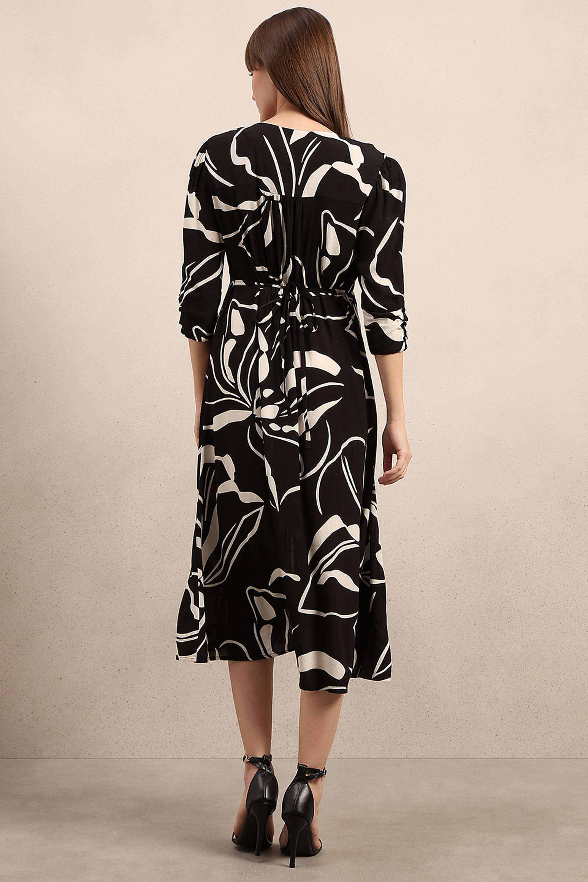 Floral-Viscose-Women-s-Dress