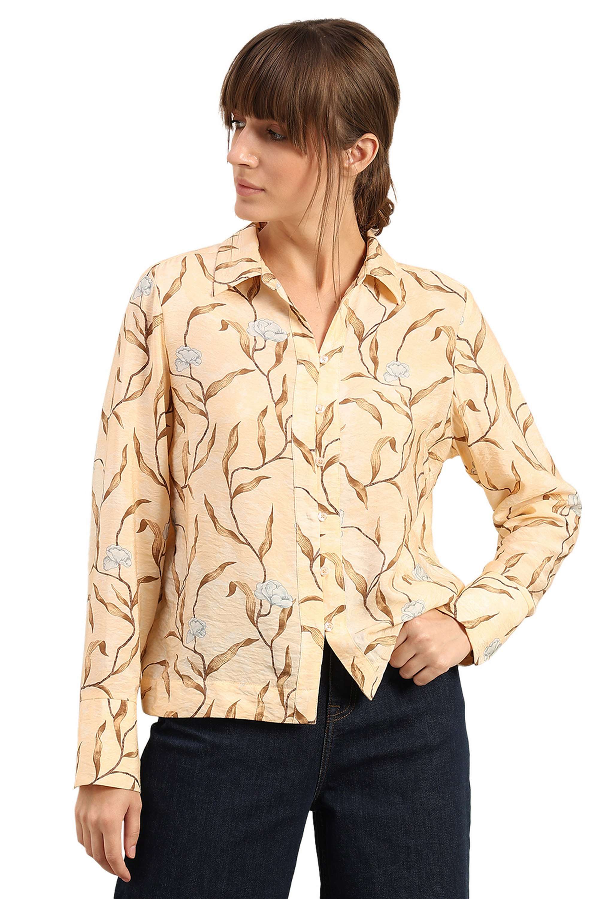 Printed-Viscose-Regular-Fit-Women-s-Shirt