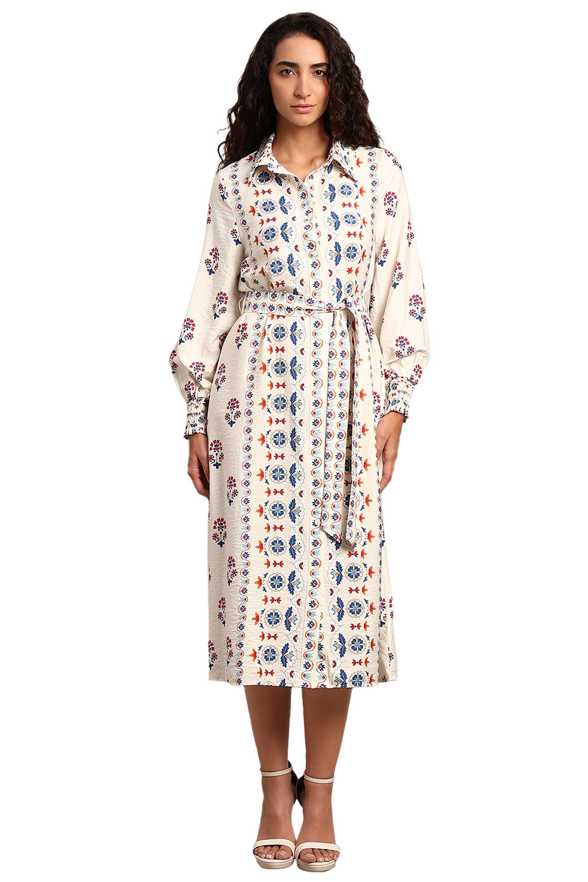 Printed-Viscose-Regular-Fit-Women-s-Dress