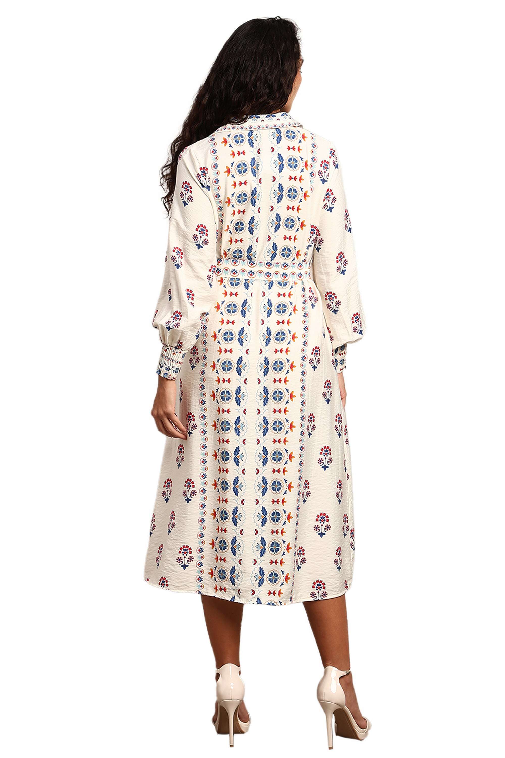 Printed-Viscose-Regular-Fit-Women-s-Dress