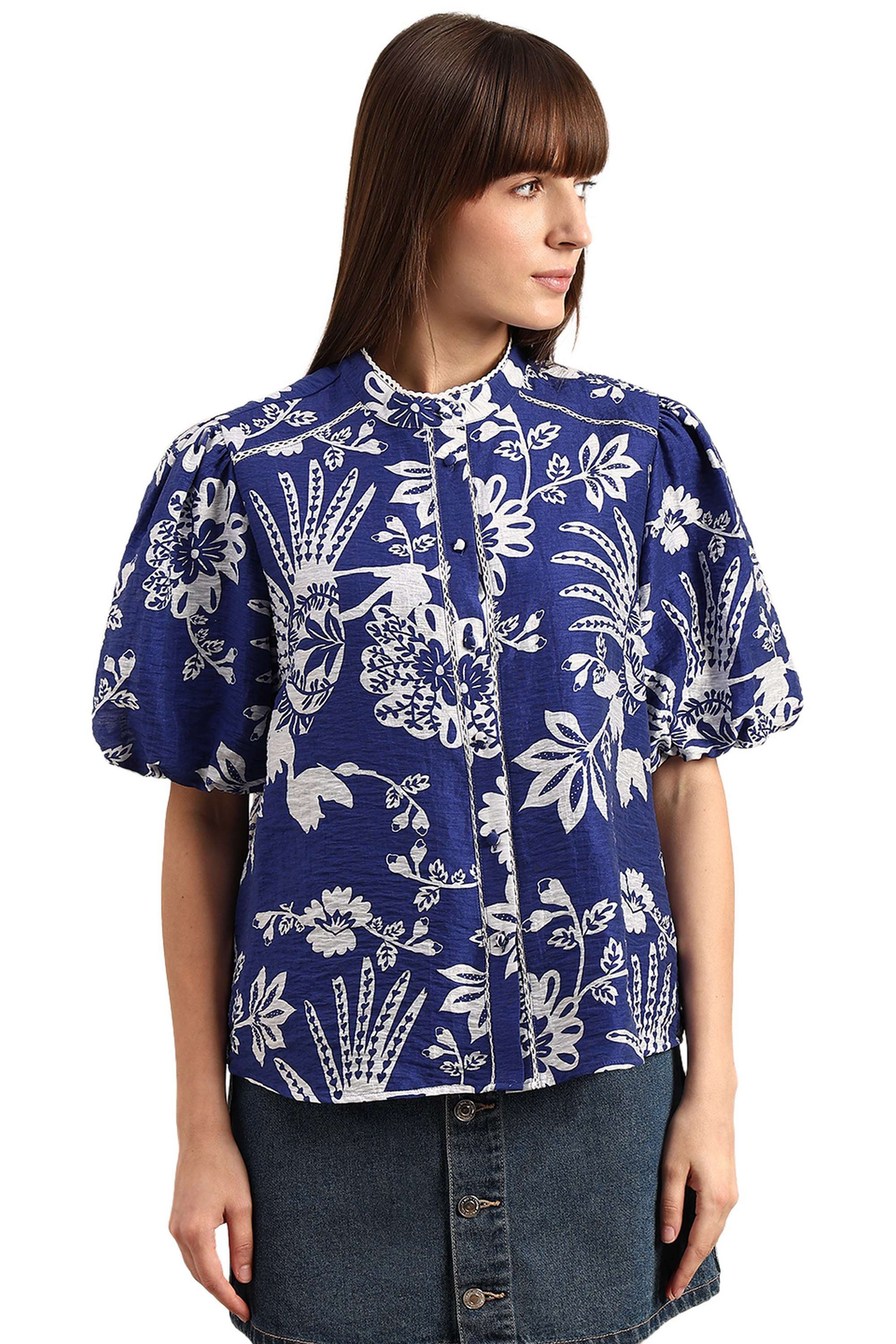 Printed-Viscose-Regular-Fit-Women-s-Shirt