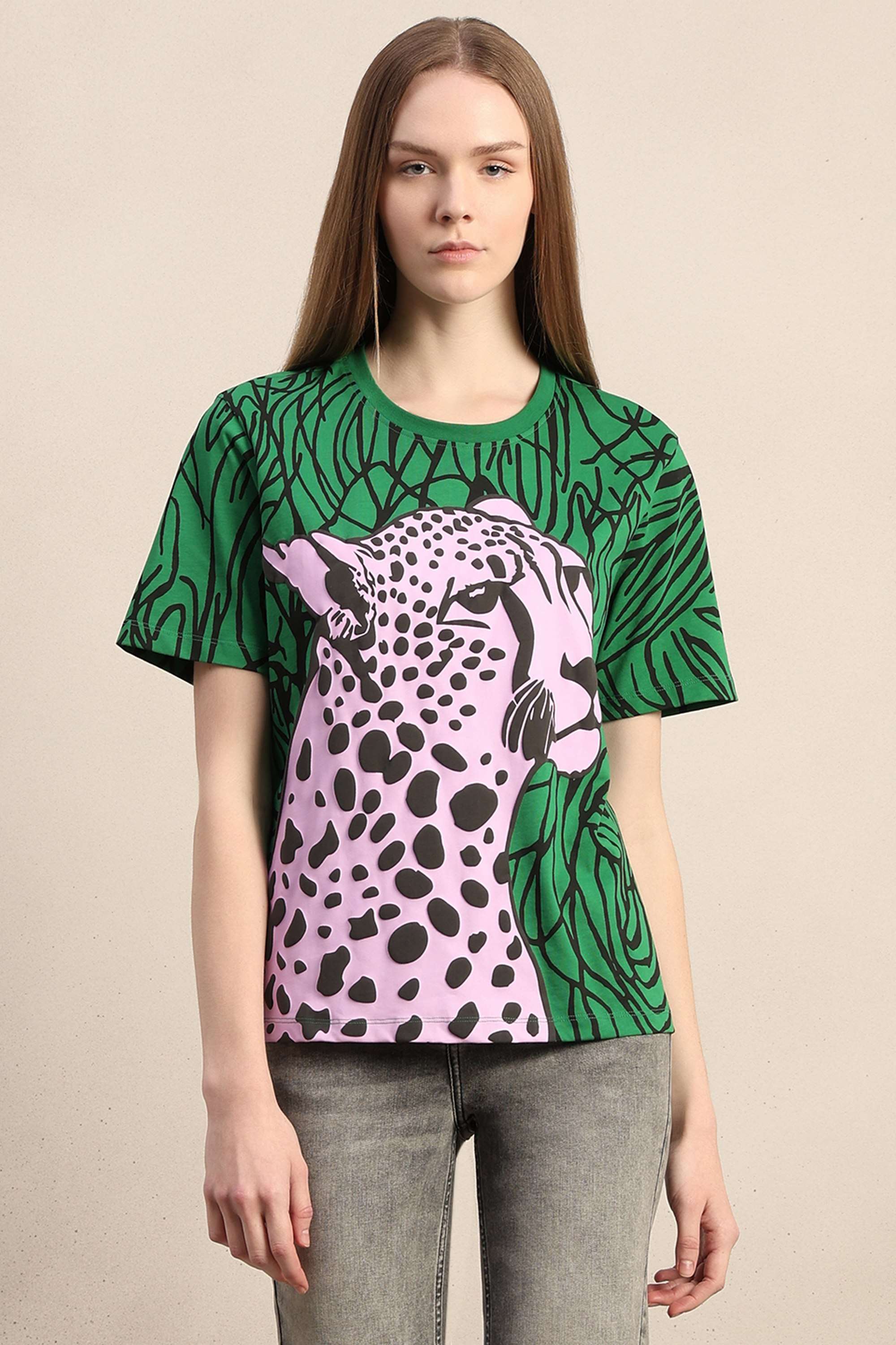 Printed-Cotton-Round-Neck-Women-s-T-Shirt