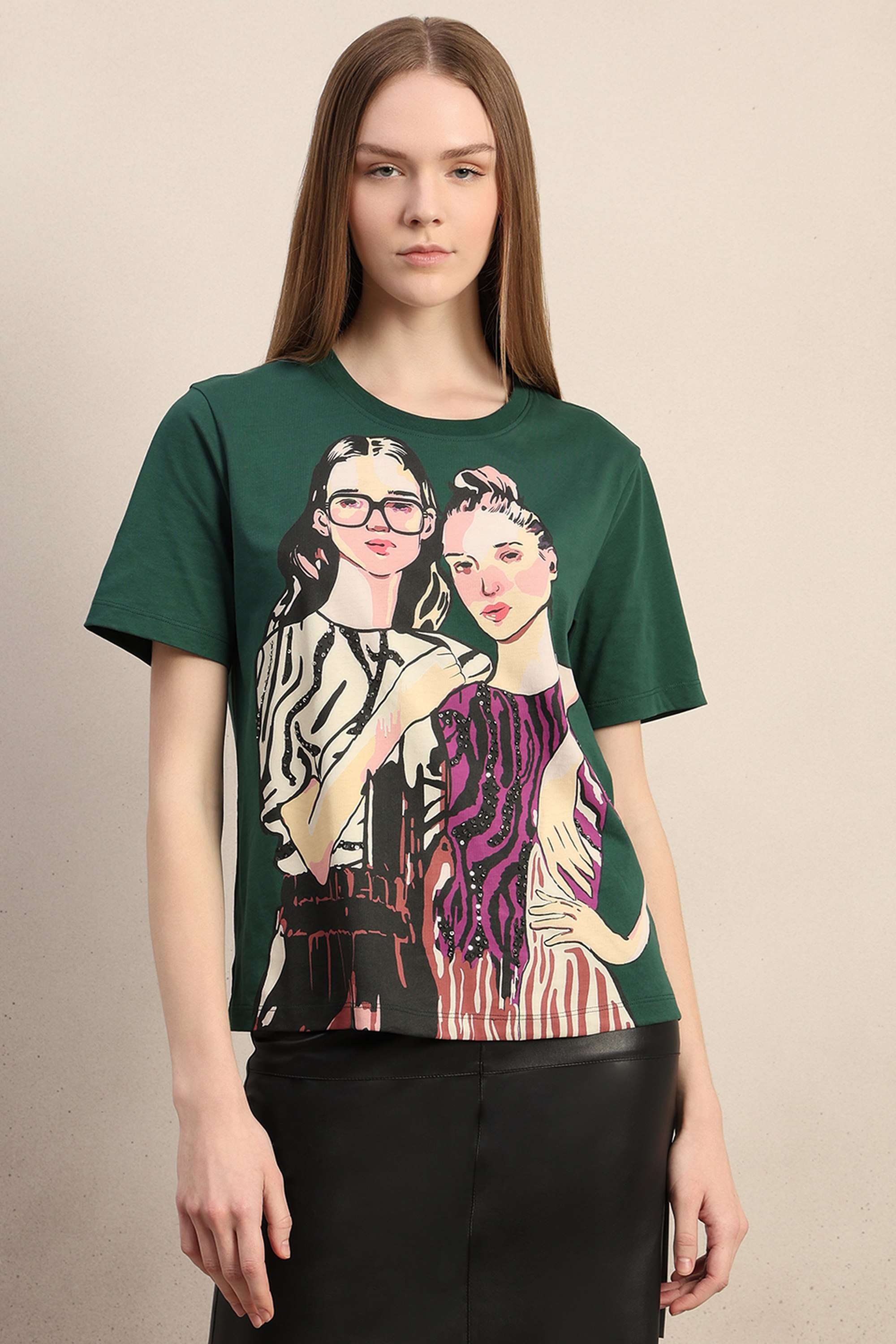Printed-Cotton-Round-Neck-Women-s-T-Shirt