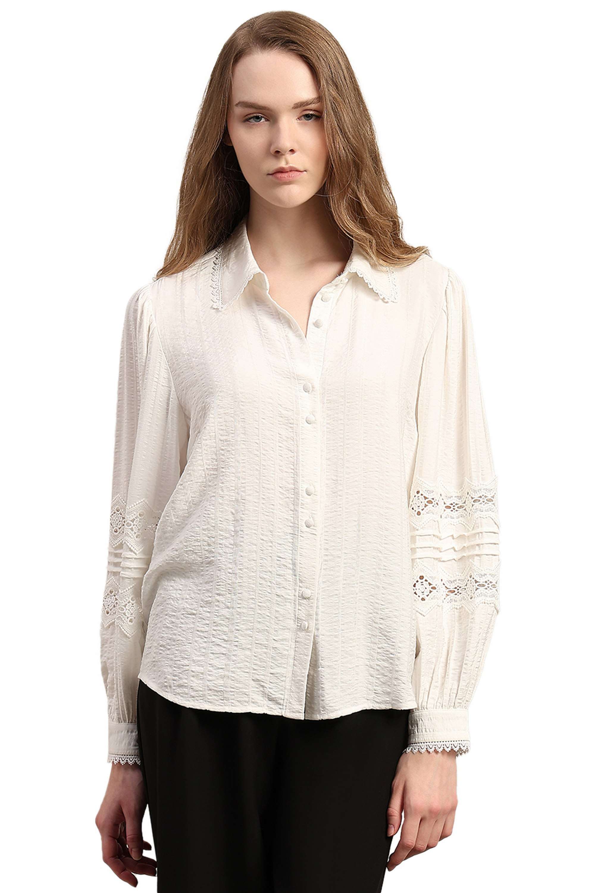 Solid-Viscose-Regular-Fit-Women-s-Shirt