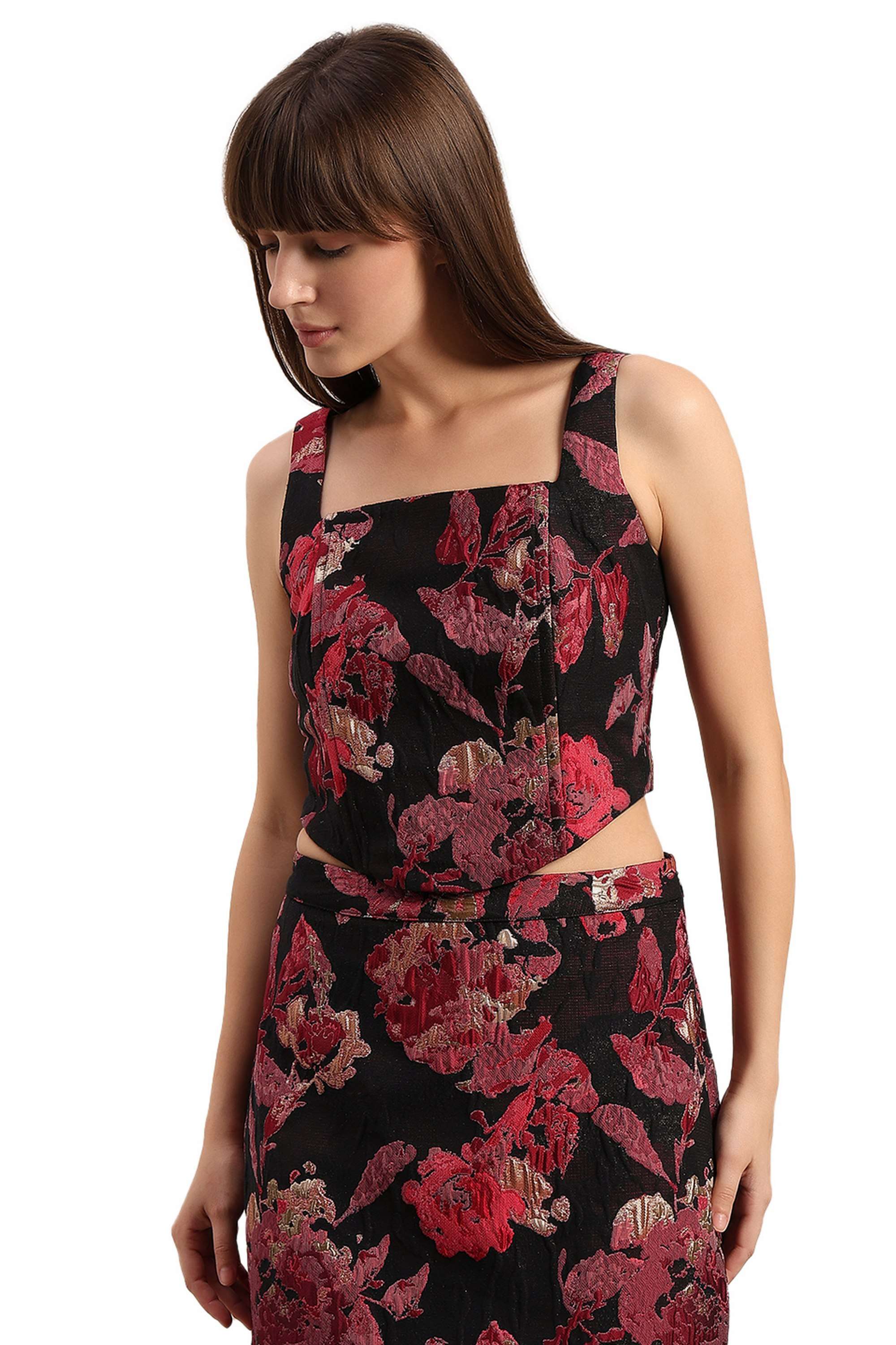 Solid-Blended-Fabric-Regular-Fit-Women-s-Top