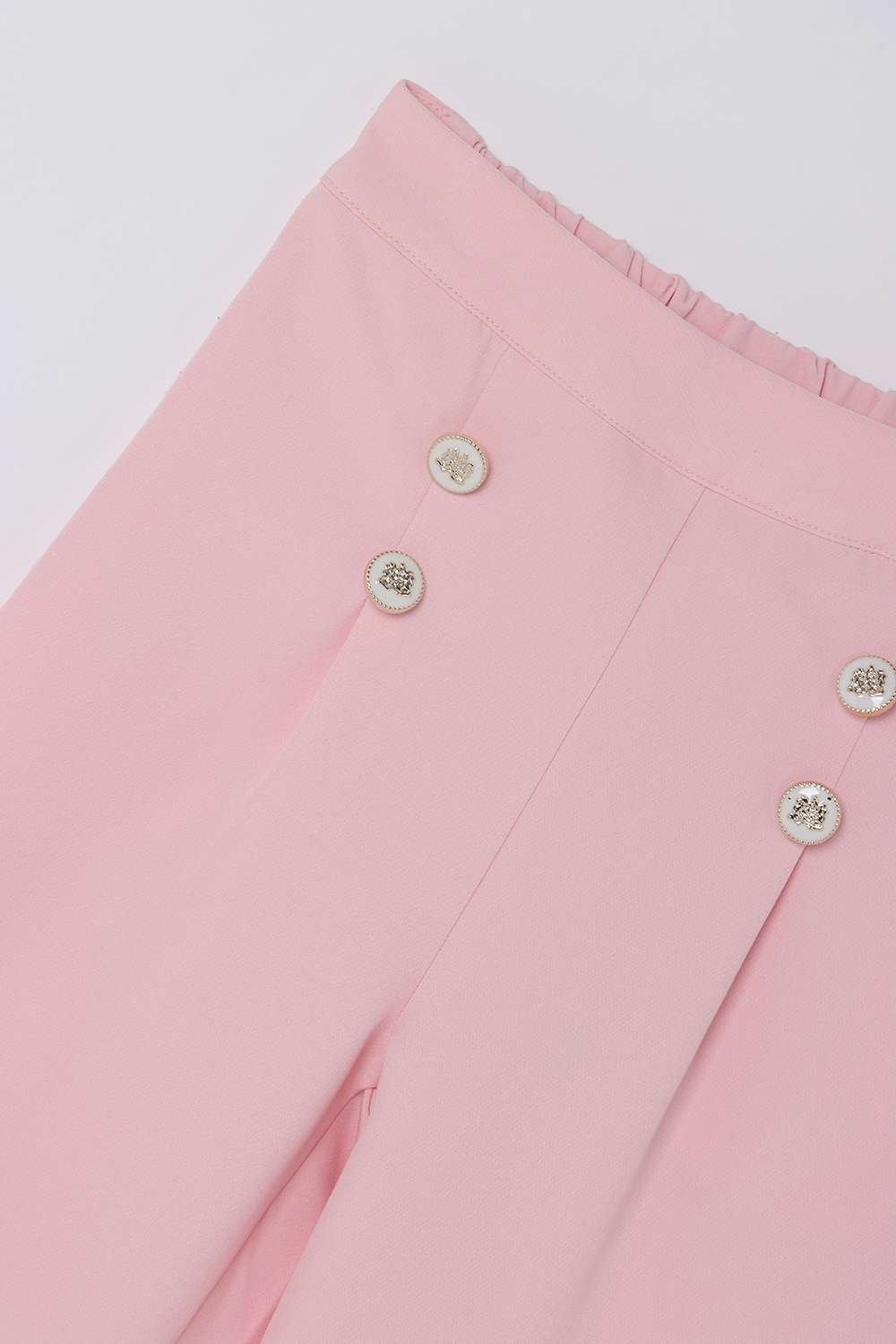 Blended-Fabric-Regular-Fit-Girls-Pants