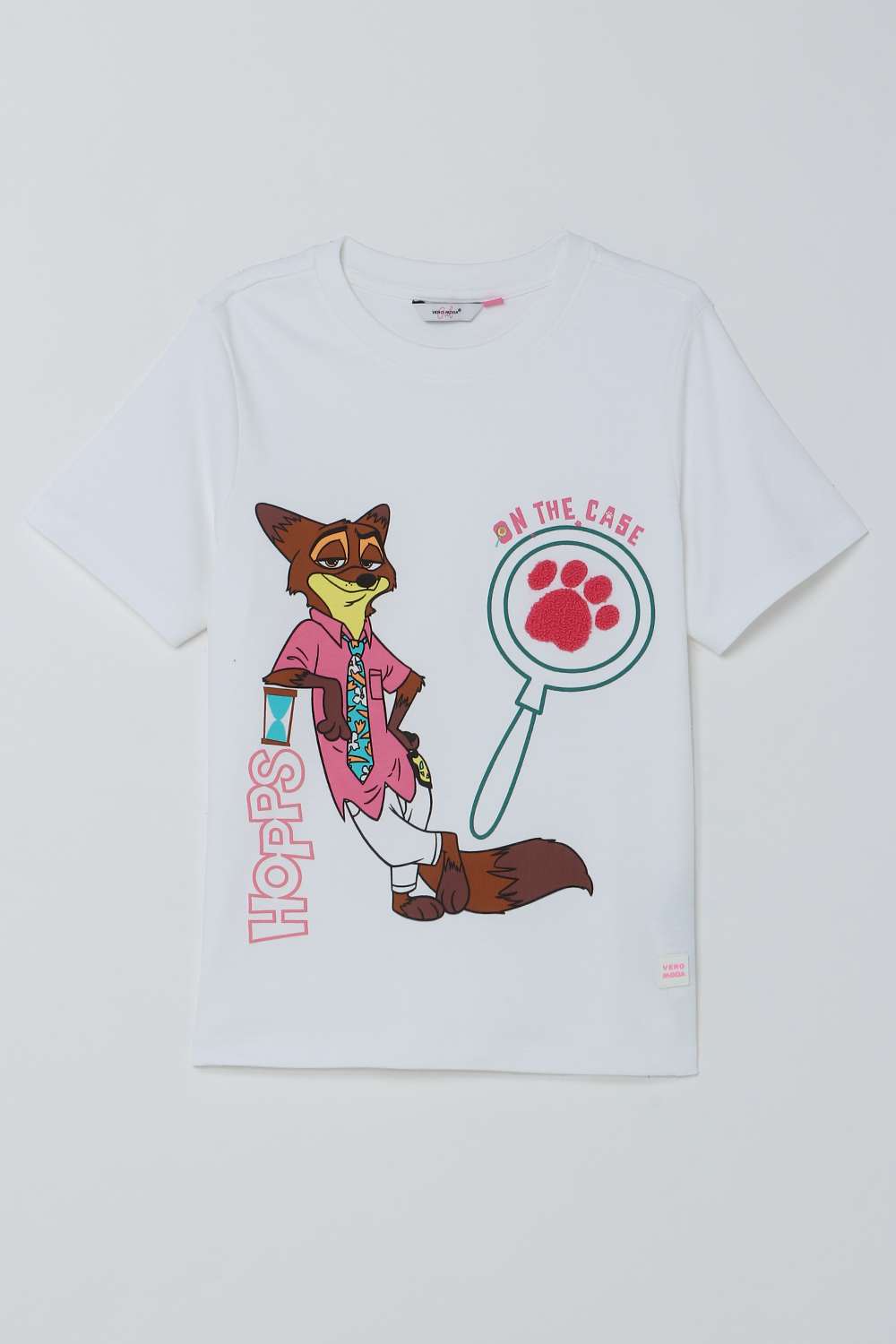 Blended-Fabric-Regular-Fit-Girls-T-Shirt