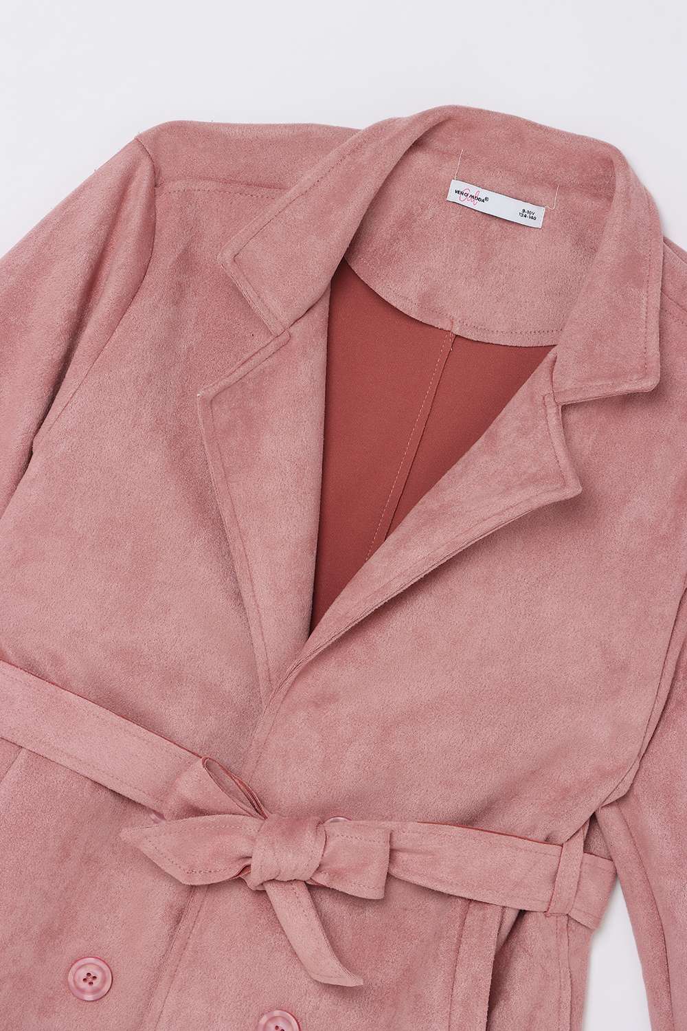 Blended-Fabric-Regular-Fit-Girls-Jacket