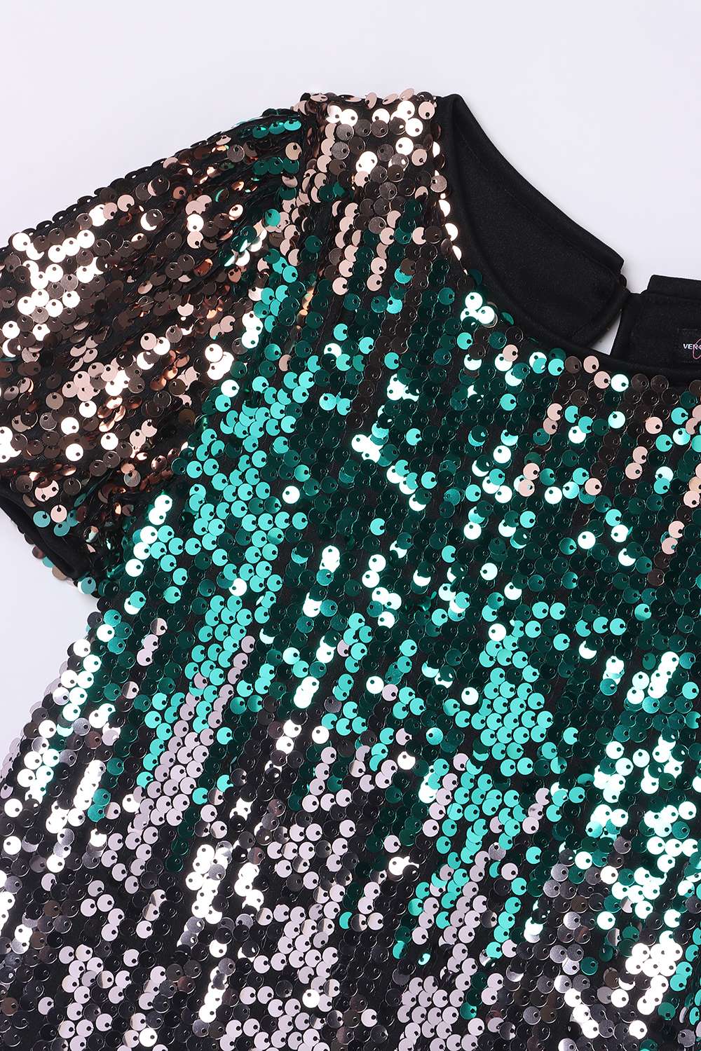 Solid-Blended-Fabric-Round-Neck-Girls-Casual-Wear-Dress