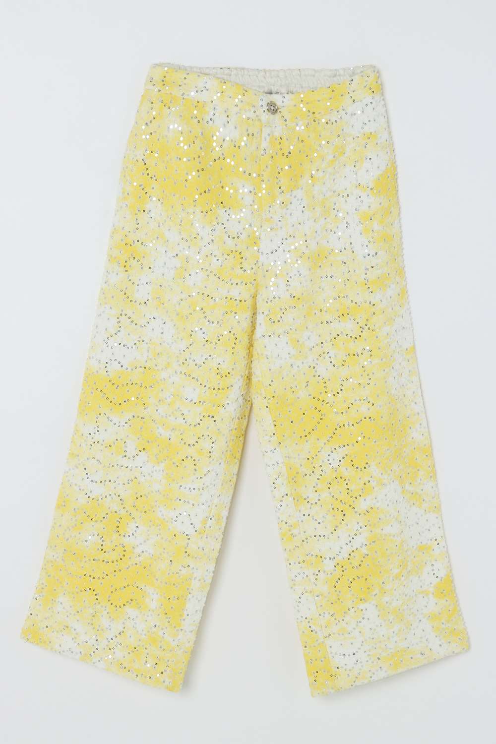 Solid-Blended-Fabric-Regular-Fit-Girls-Pants