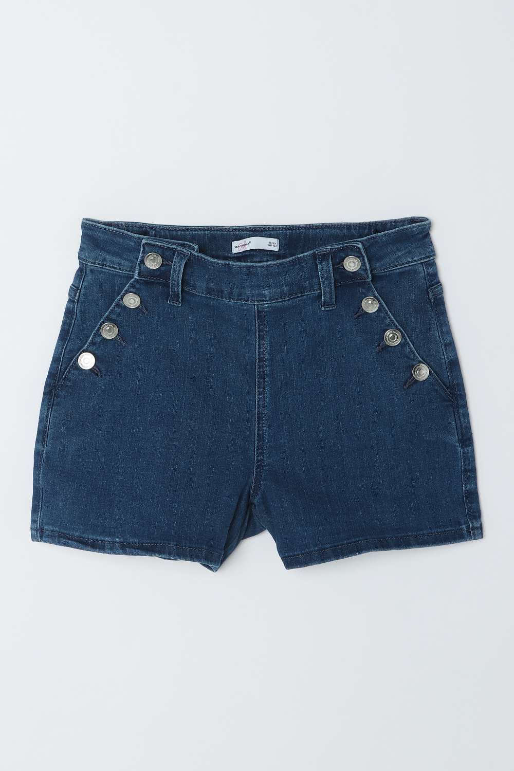Solid-Cotton-Regular-Fit-Girl-s-Shorts