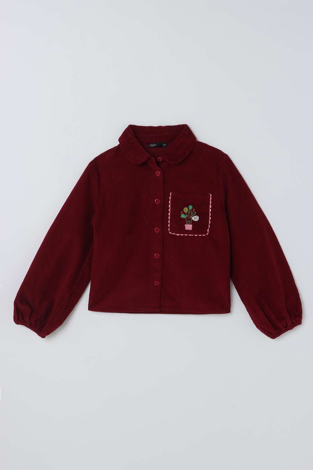 Blended-Fabric-Regular-Fit-Girls-Shirt