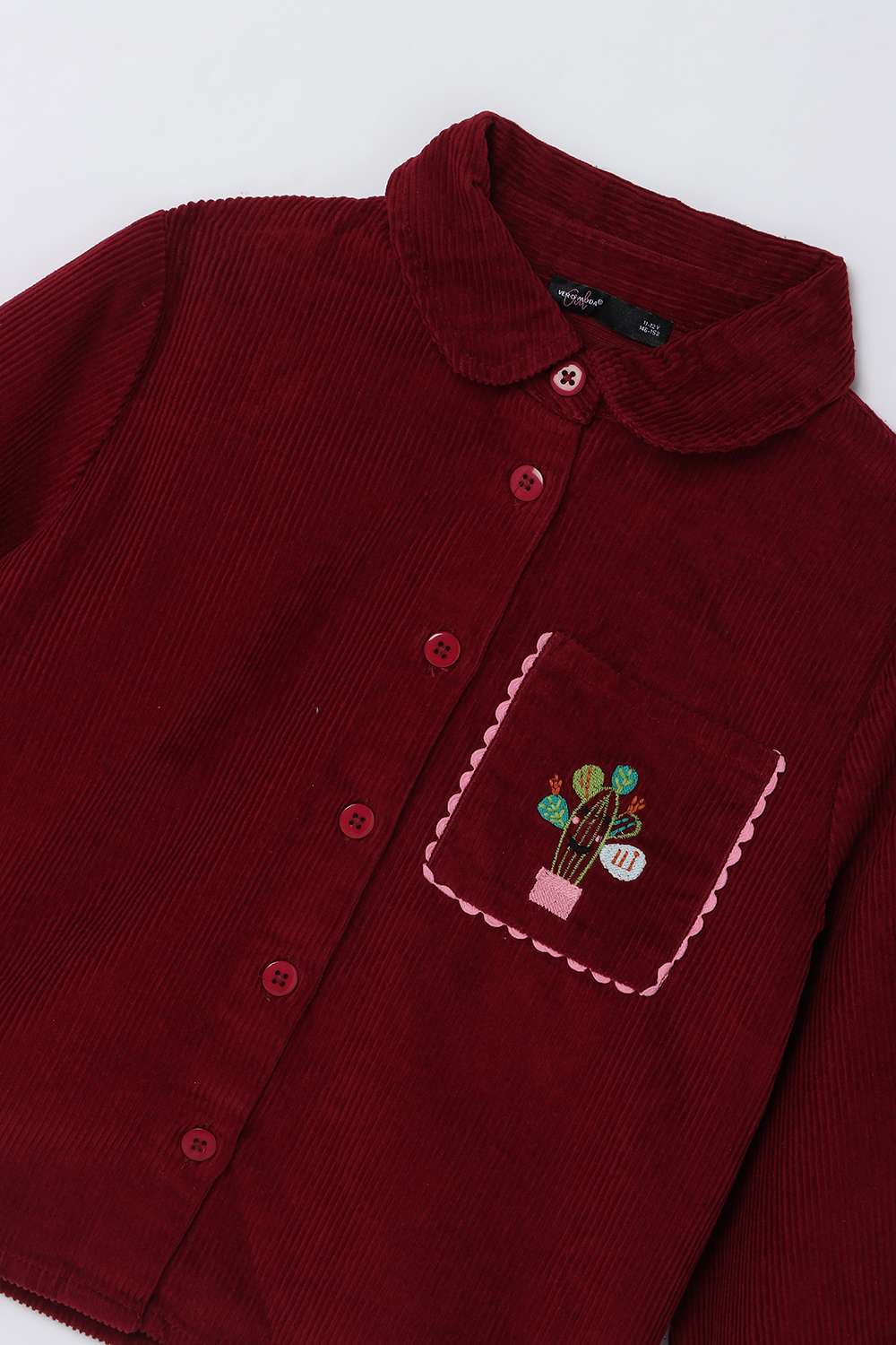 Blended-Fabric-Regular-Fit-Girls-Shirt