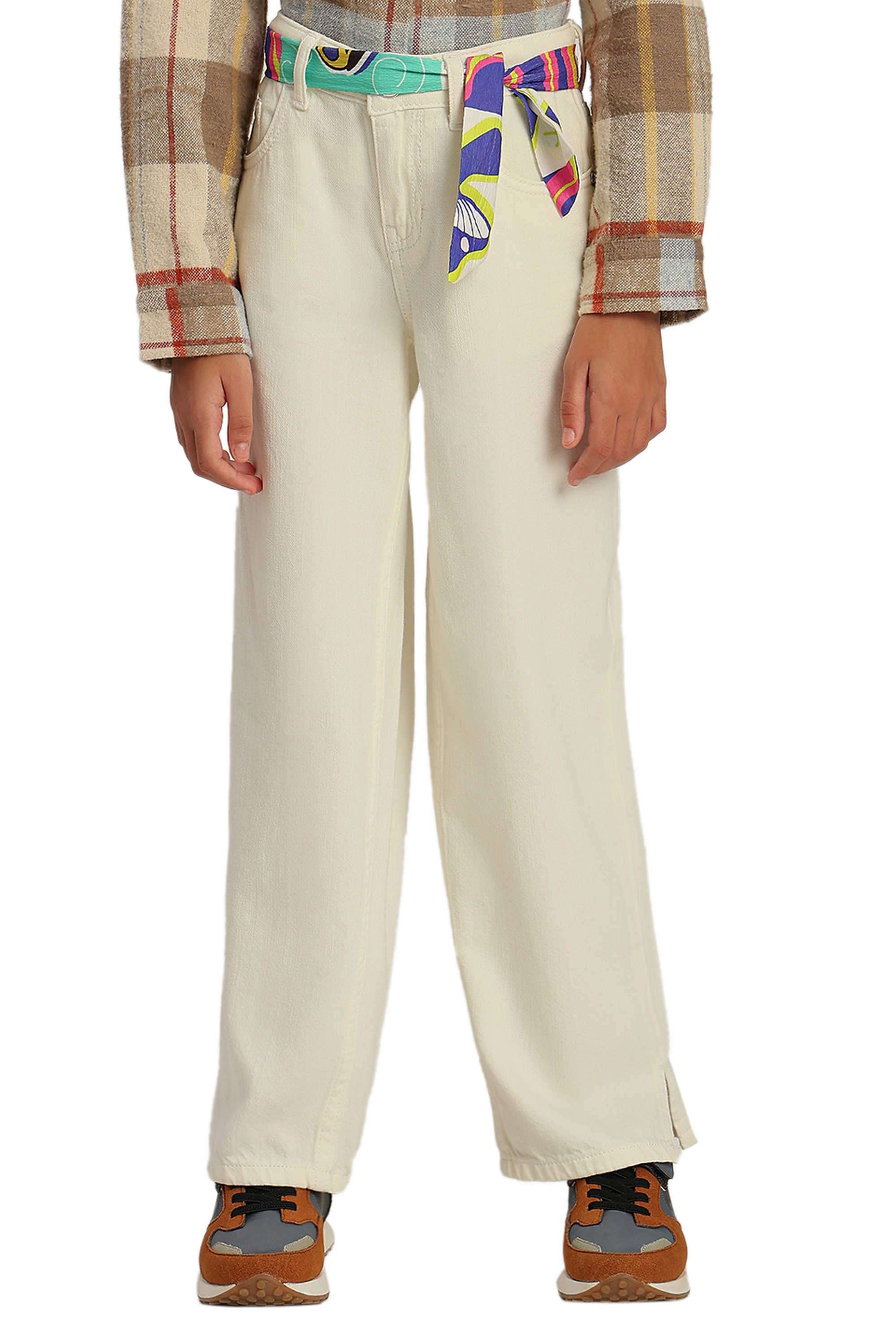 Solid-Cotton-Wide-Leg-Fit-Girl-s-Jeans