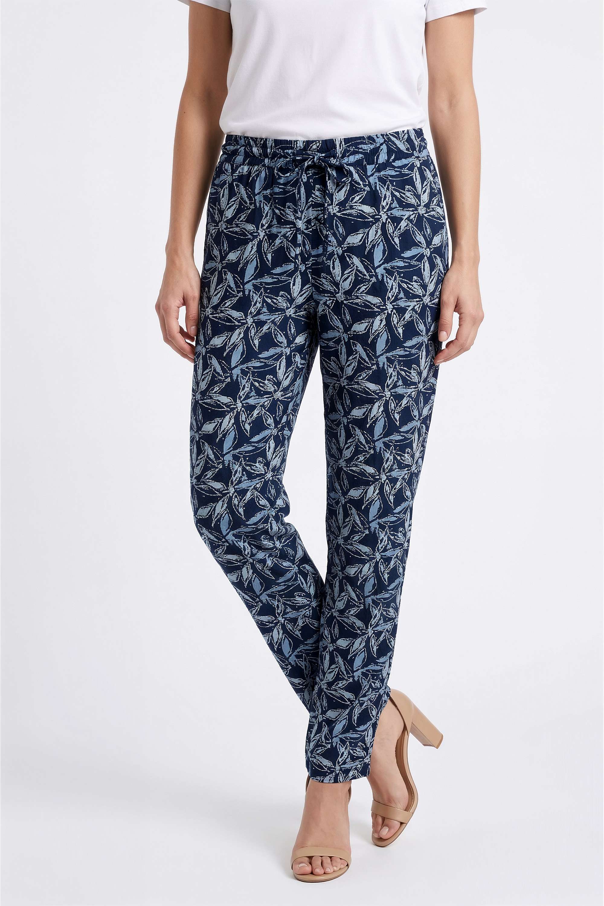 intune Printed Rayon Full Length Knitted Women Pyjama Capri Co-Ord Set-picture-19