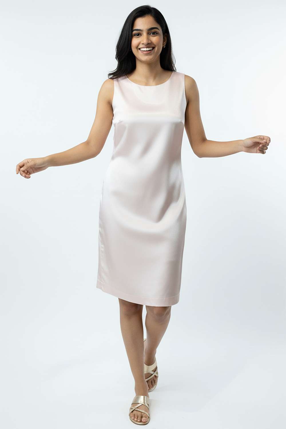 intune Embellished Collared Polyester Women Dress-picture-20