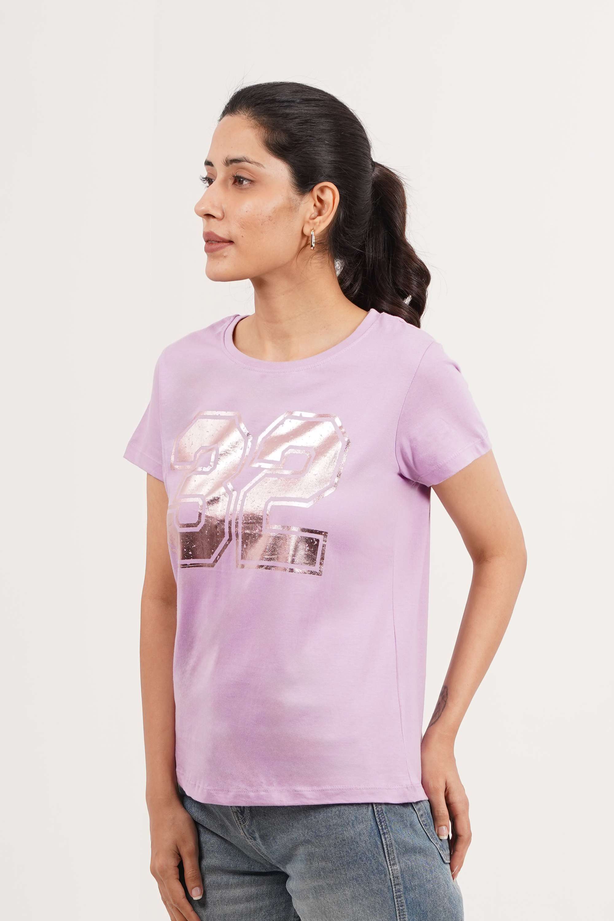 intune Printed Cotton Round Neck Women T-Shirt-picture-23