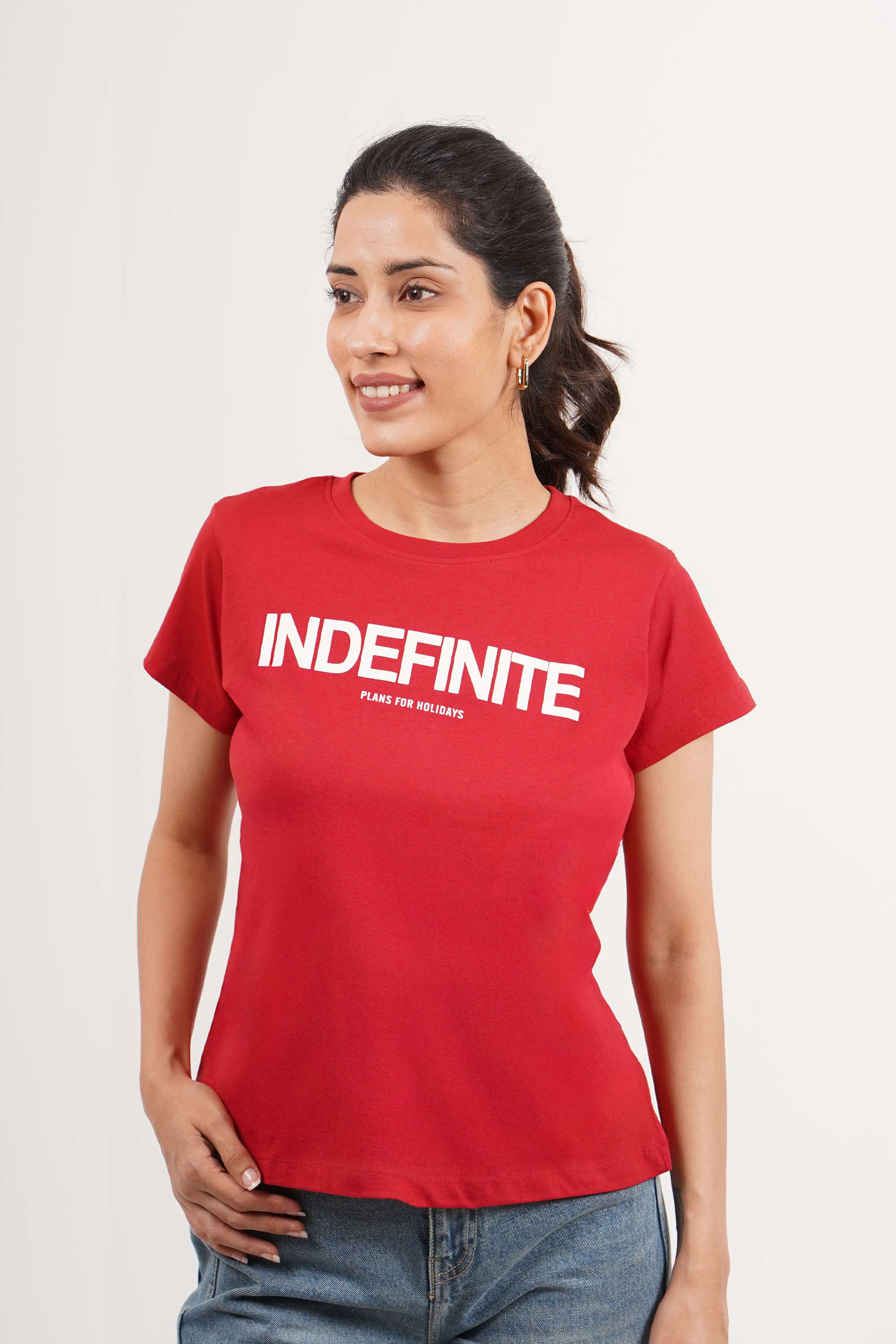 intune Printed Cotton Round Neck Women T-Shirt-picture-28