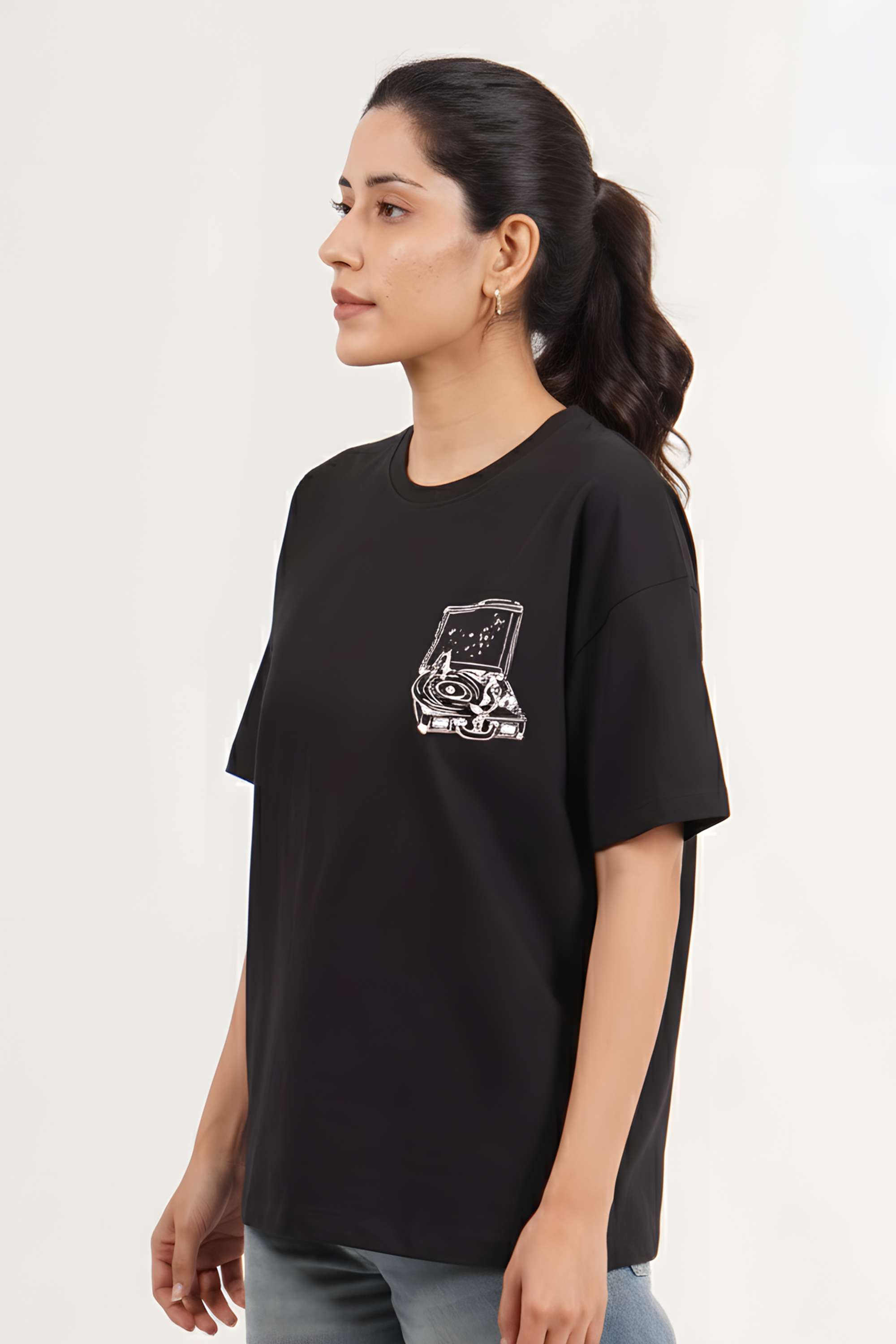 intune Typographic Cotton Round Neck Women T-Shirt-picture-28