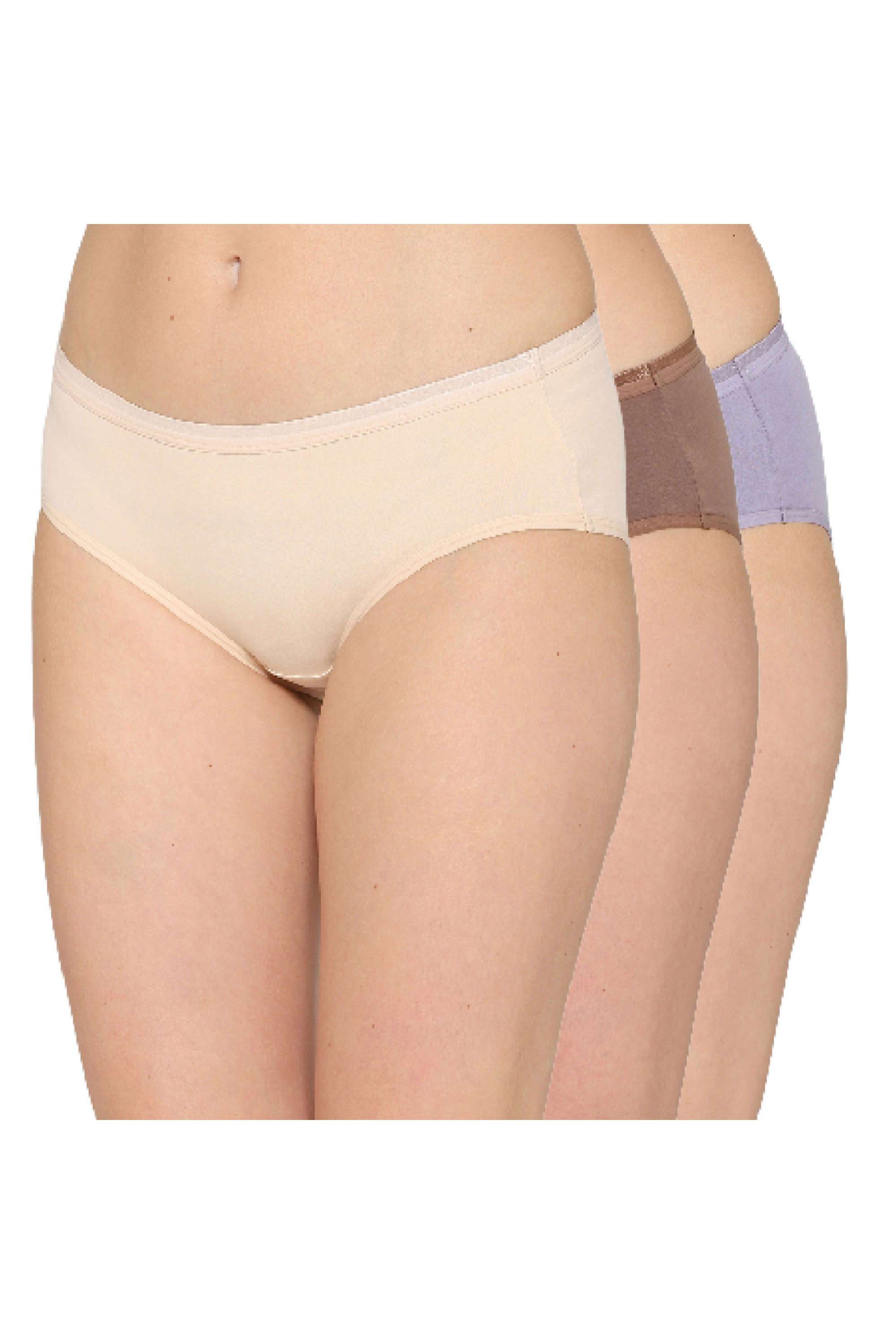 Women-s-Cotton-Mid-Waist-Medium-Coverage-Everyday-Wear-Pack-of-3-Hipster-Panty