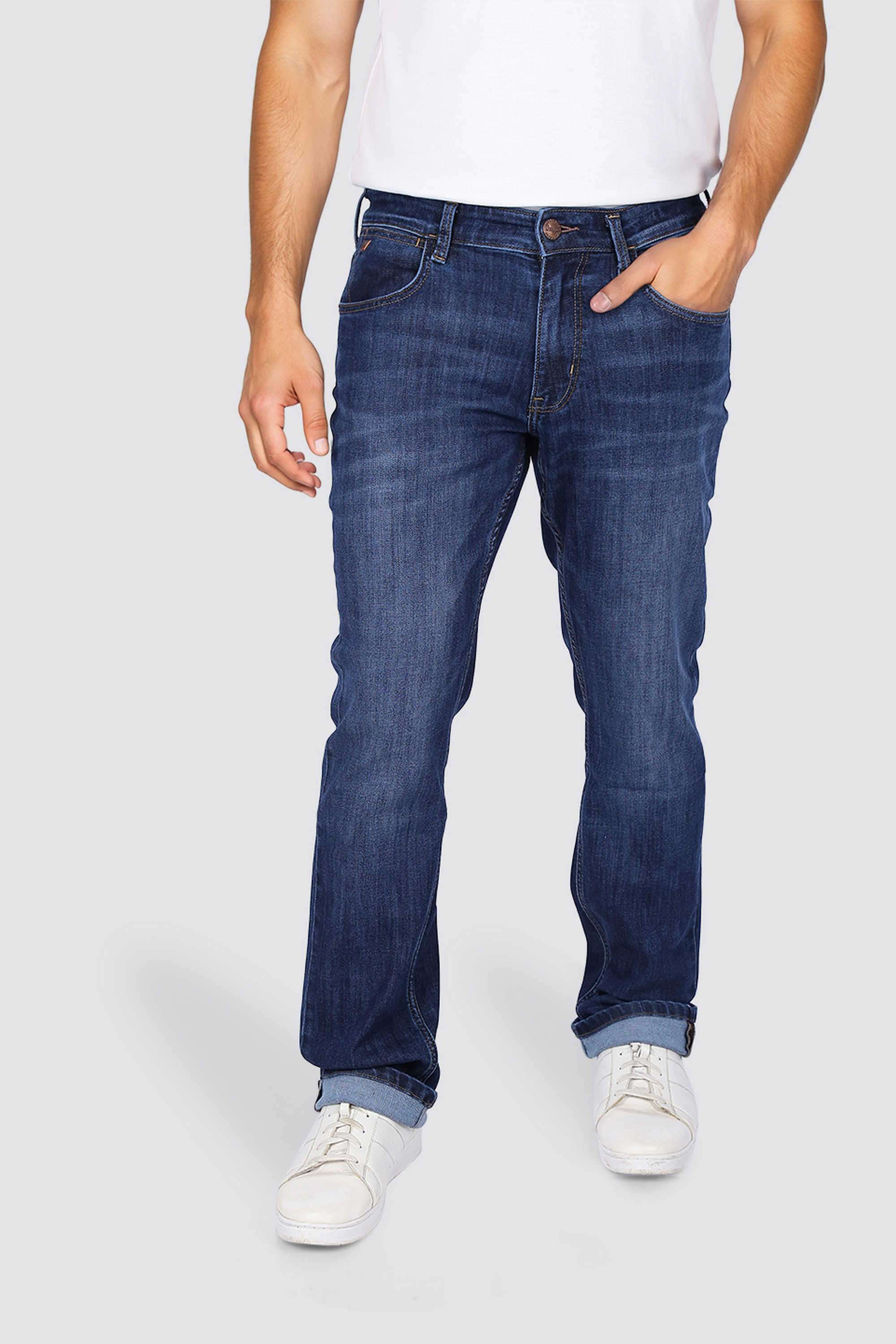 Solid-Cotton-Regular-Fit-Men-s-Jeans