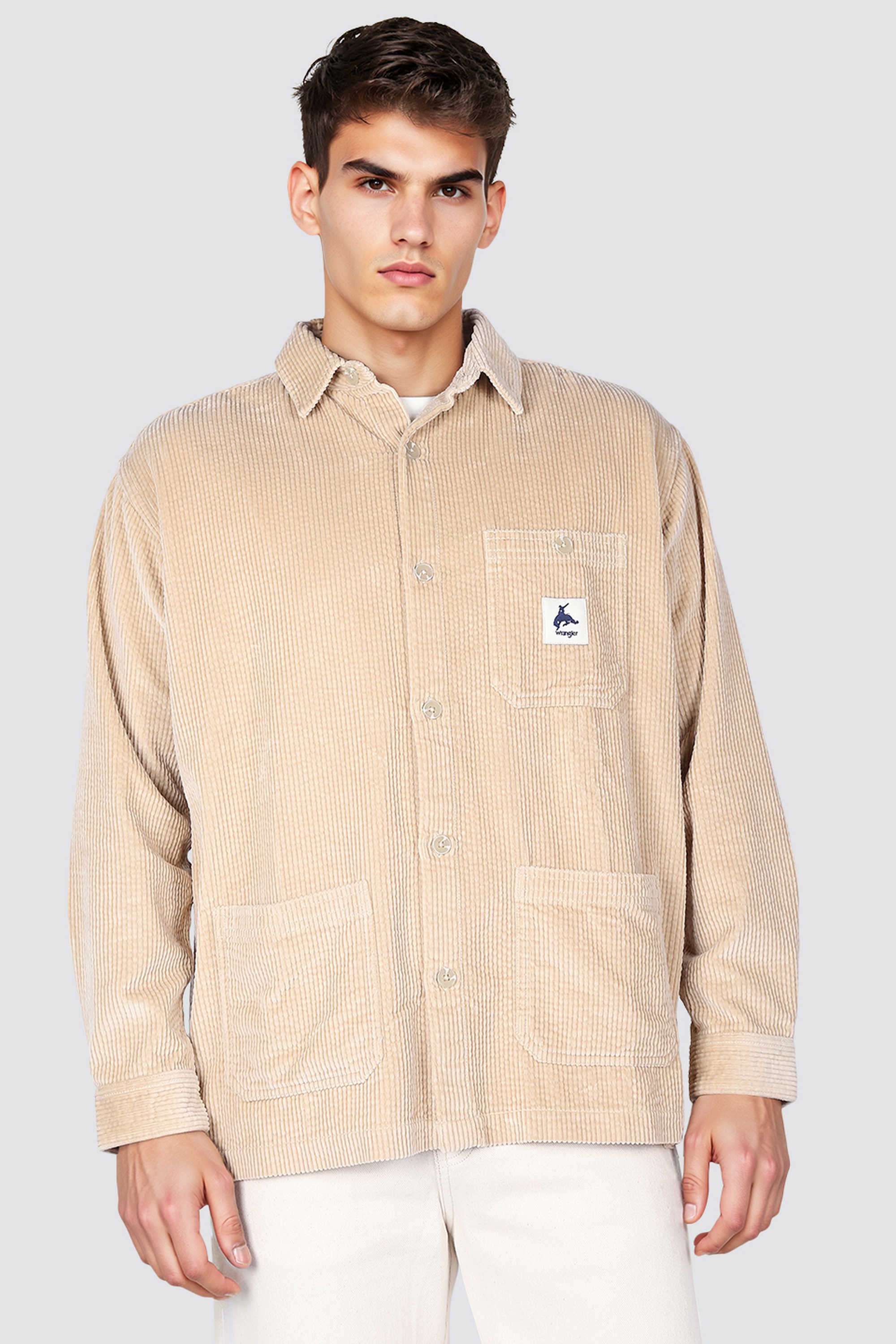 Solid-Cotton-Oversized-Fit-Men-s-Casual-Shirt