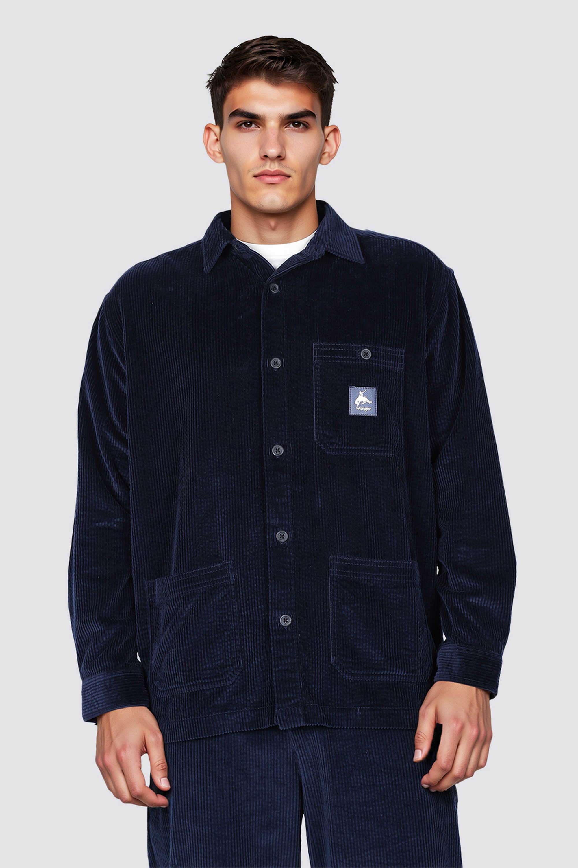 Solid-Cotton-Oversized-Fit-Men-s-Casual-Shirt