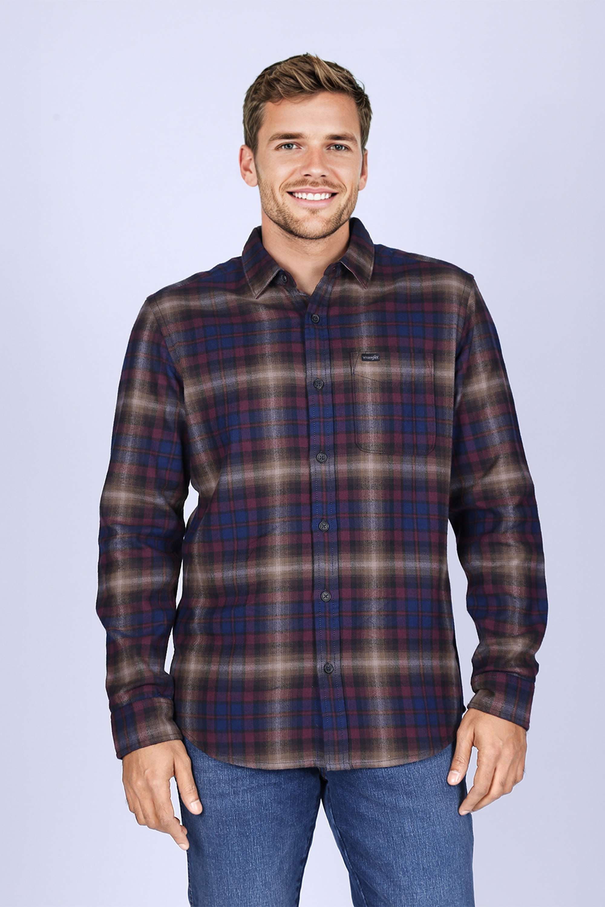 Checks-Collared-Cotton-Men-s-Casual-Wear-Shirt