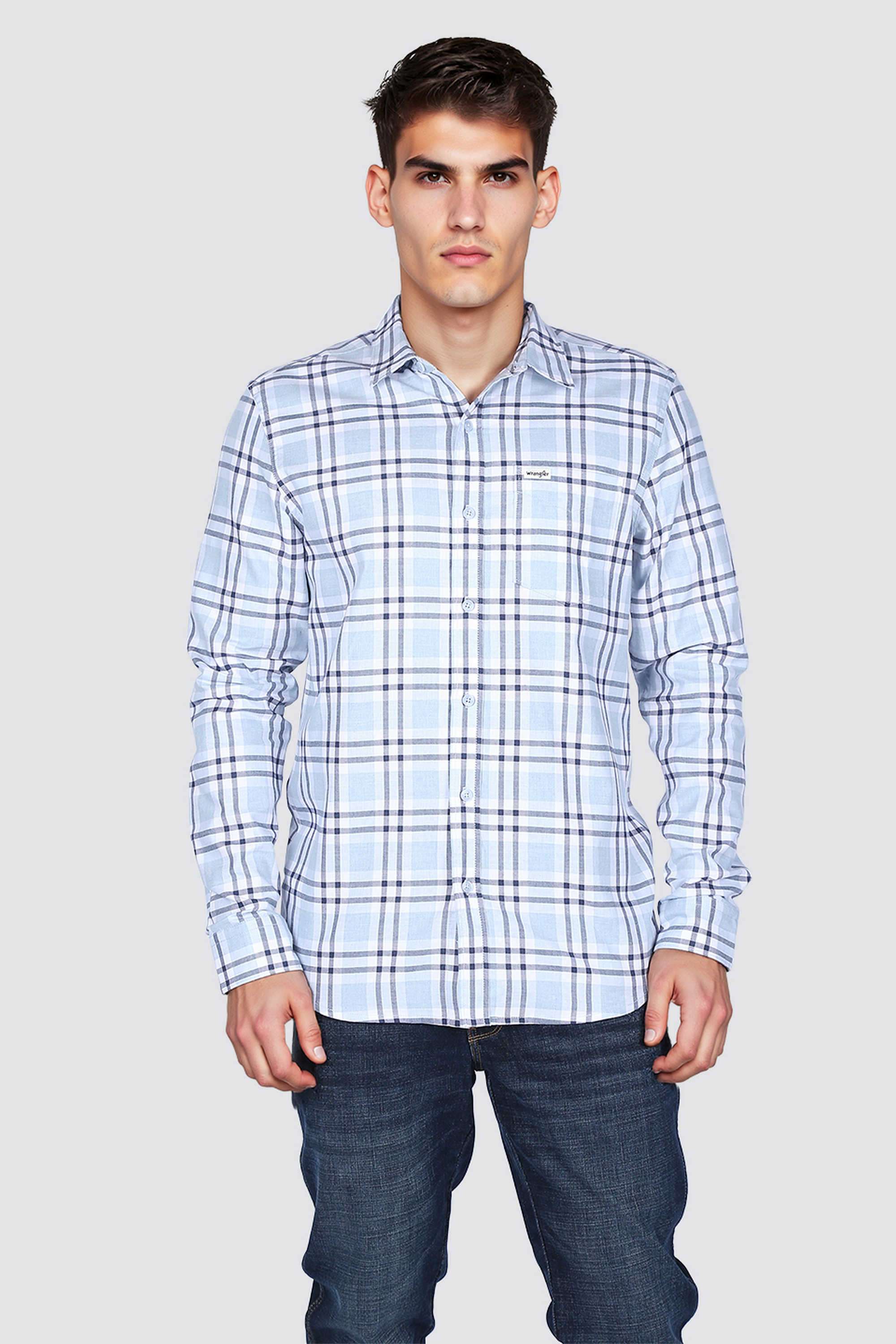 Checks-Cotton-Regular-Fit-Men-s-Casual-Shirt