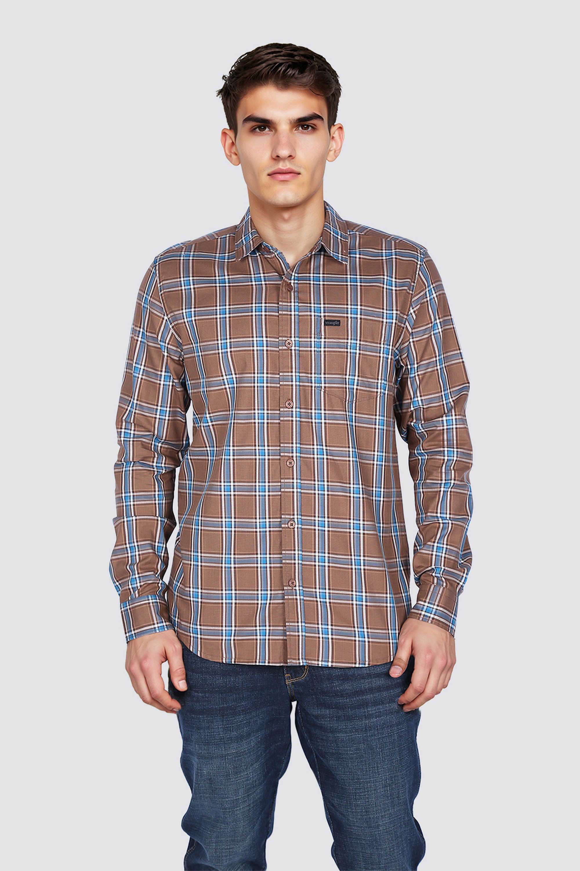 Checks-Cotton-Regular-Fit-Men-s-Casual-Shirt