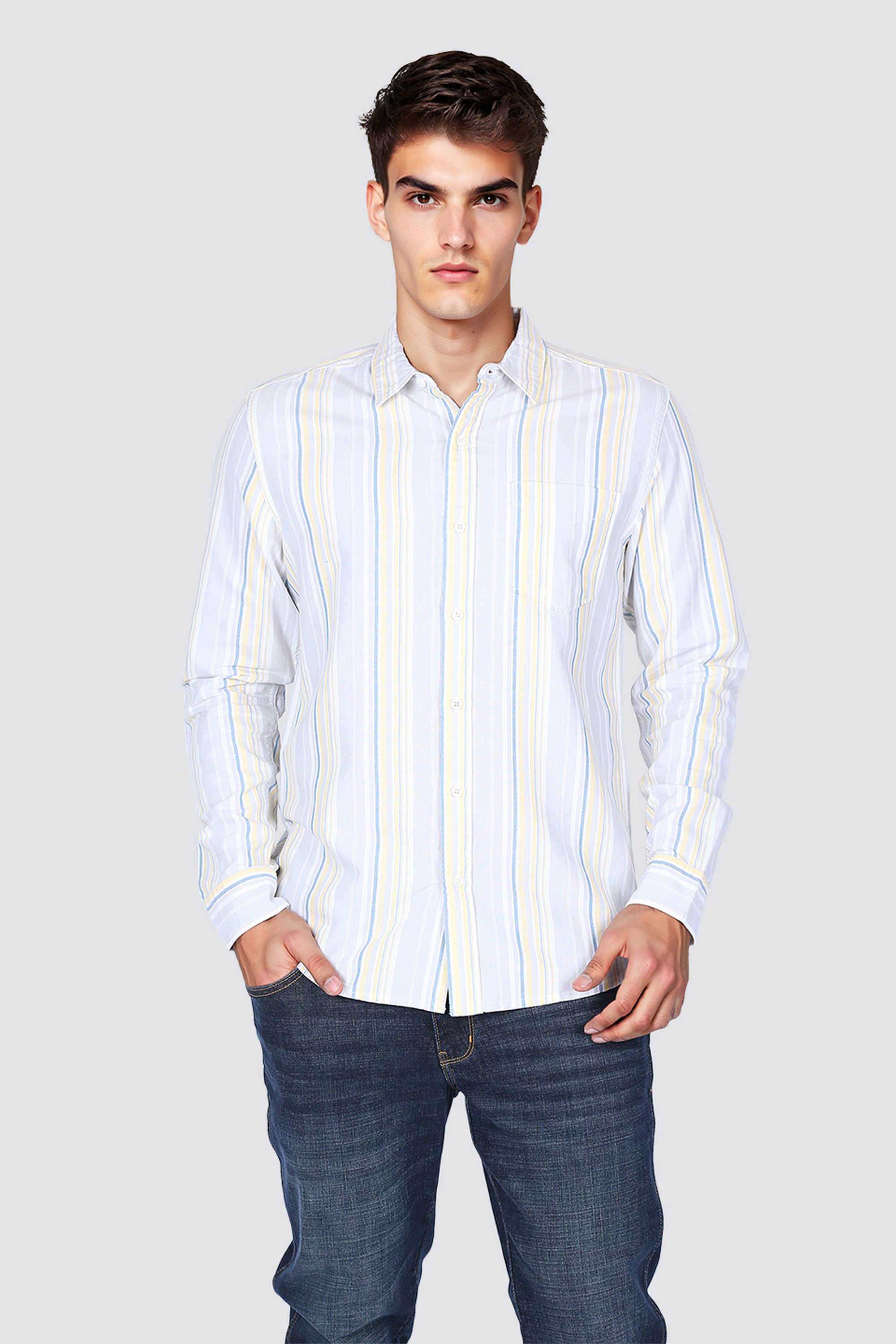 Stripes-Cotton-Regular-Fit-Men-s-Casual-Shirt
