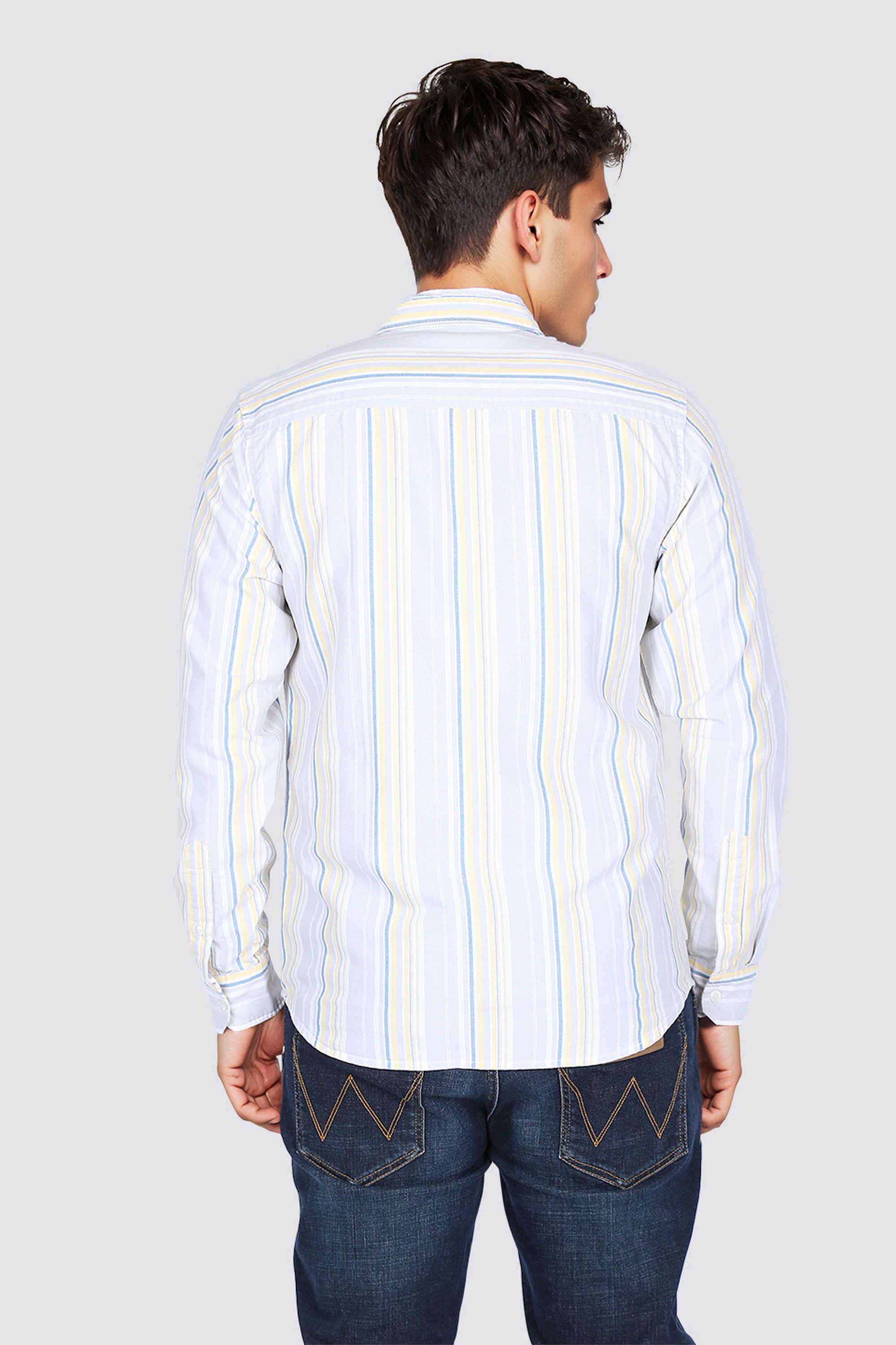 Stripes-Cotton-Regular-Fit-Men-Casual-Wear-Shirt