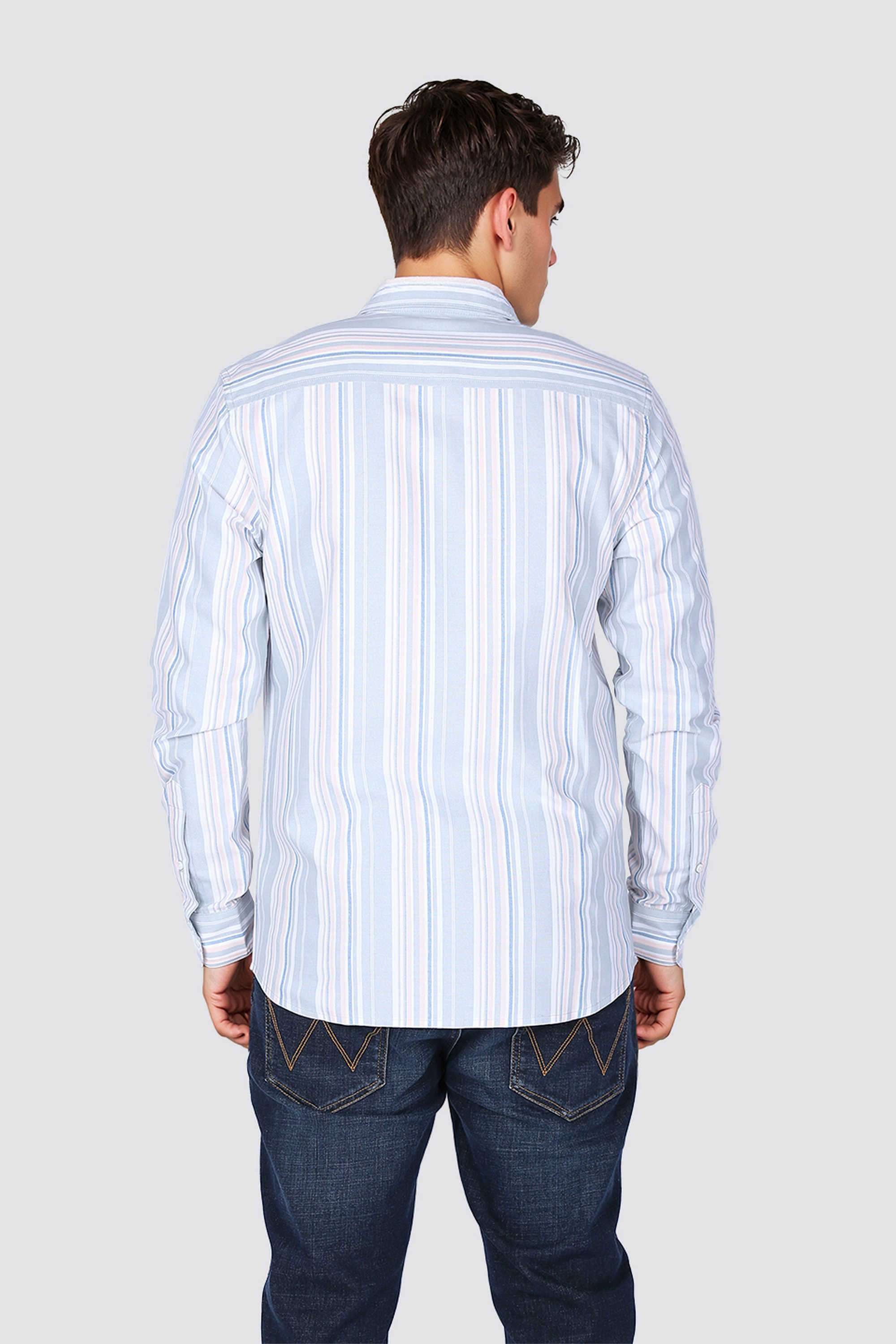 Stripes-Cotton-Regular-Fit-Men-Casual-Wear-Shirt