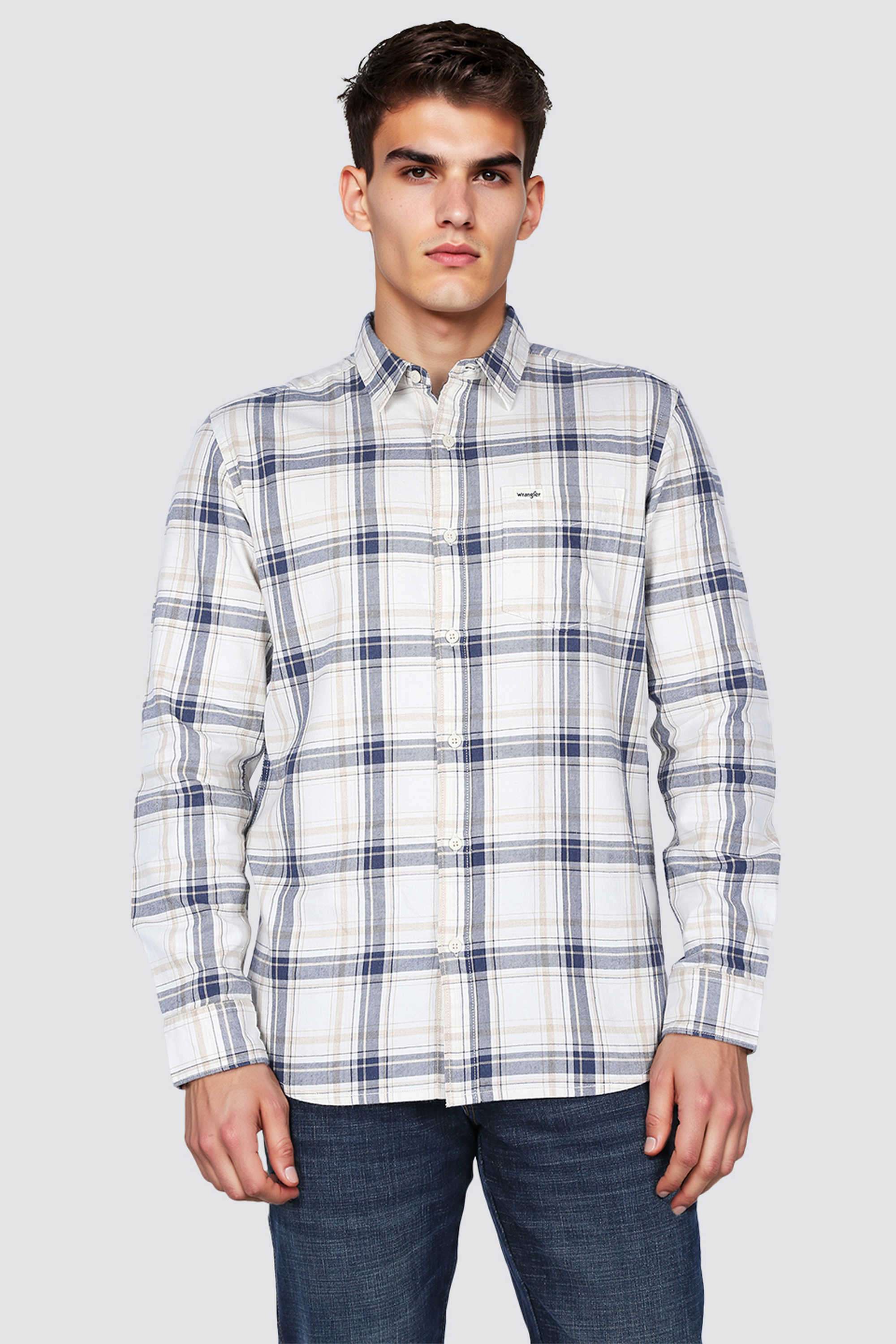 Checks-Cotton-Regular-Fit-Men-s-Casual-Shirt
