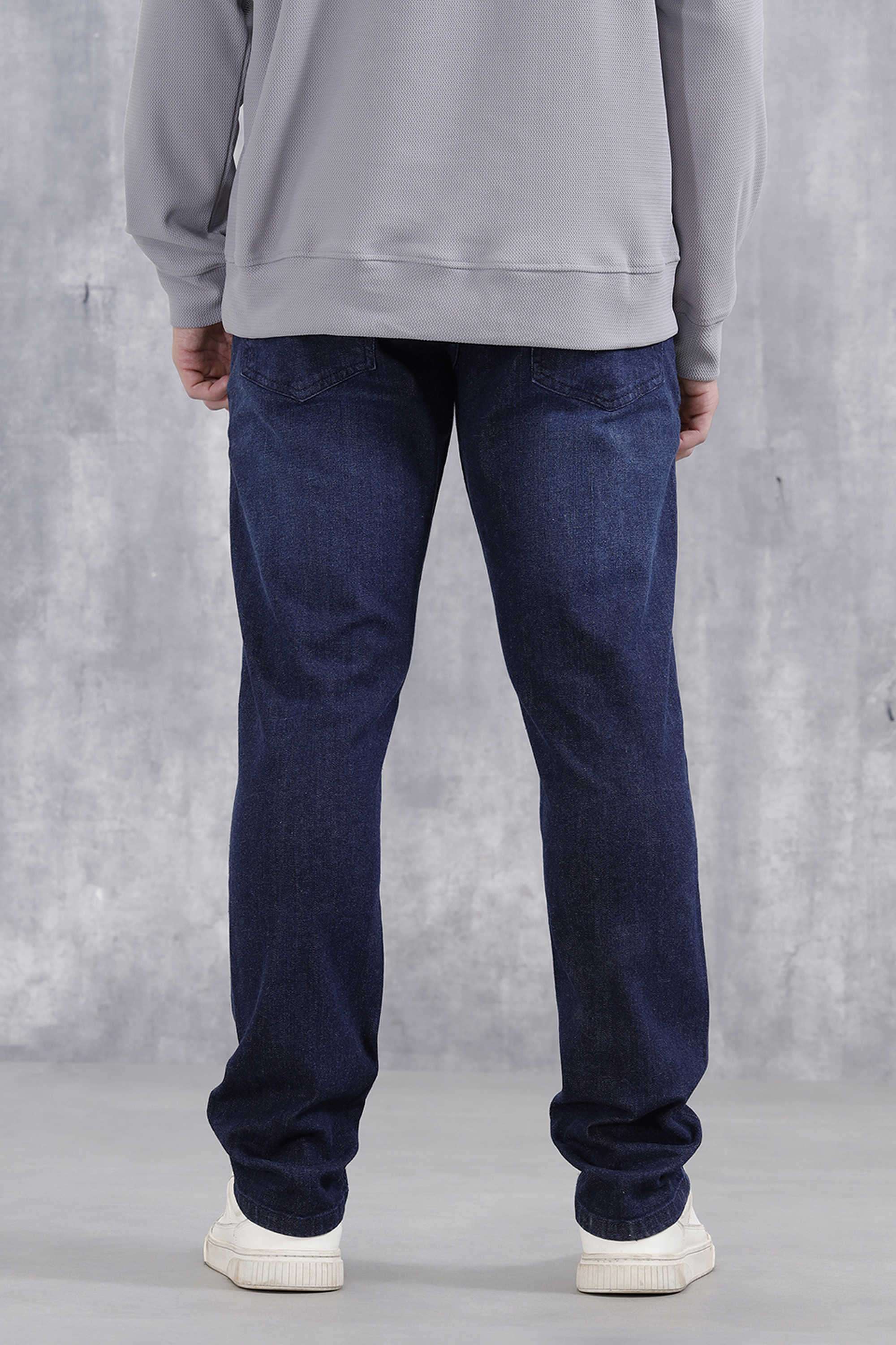 Solid-Cotton-Straight-Fit-Men-s-Jeans