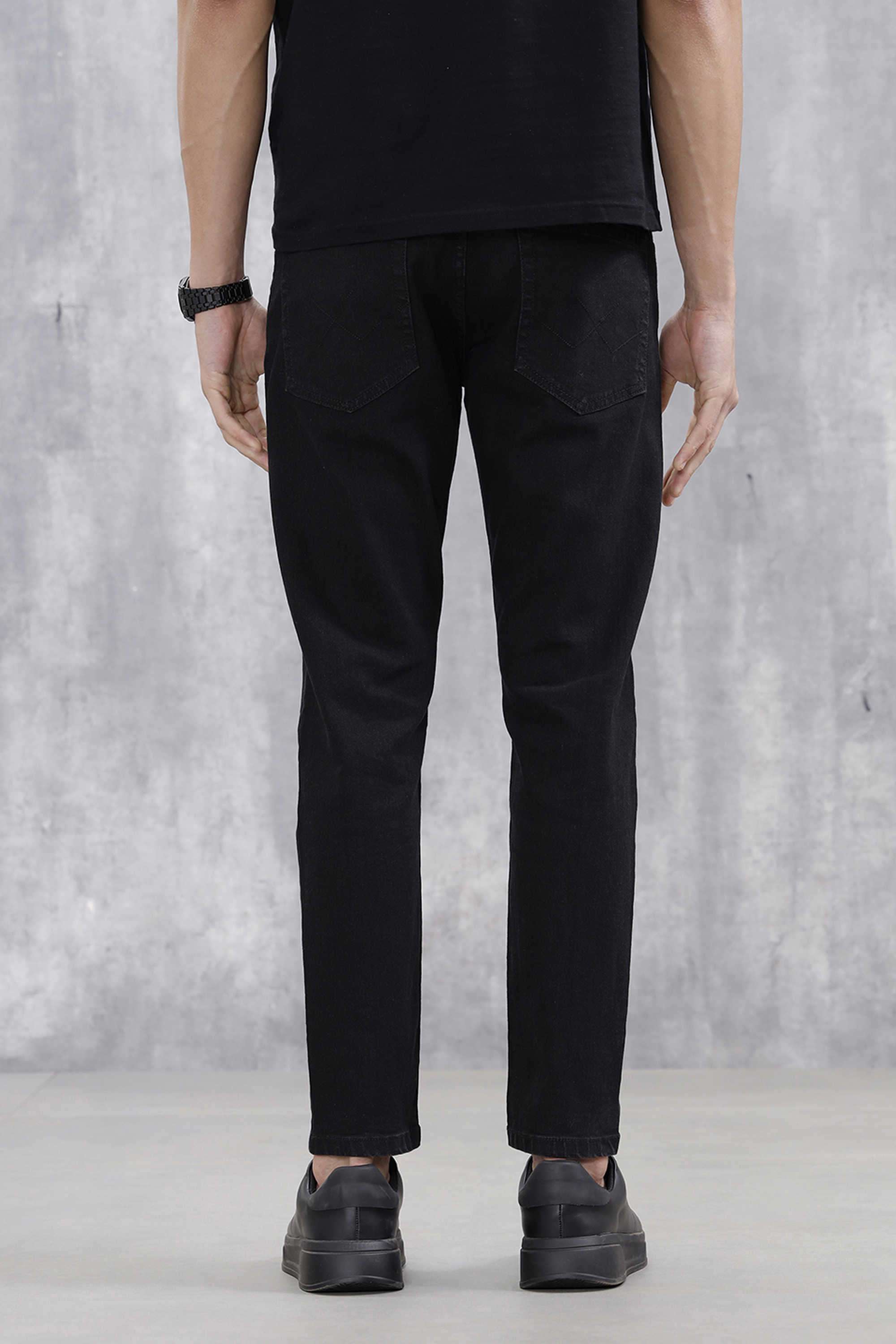 Solid-Cotton-Super-Skinny-Fit-Men-s-Jeans