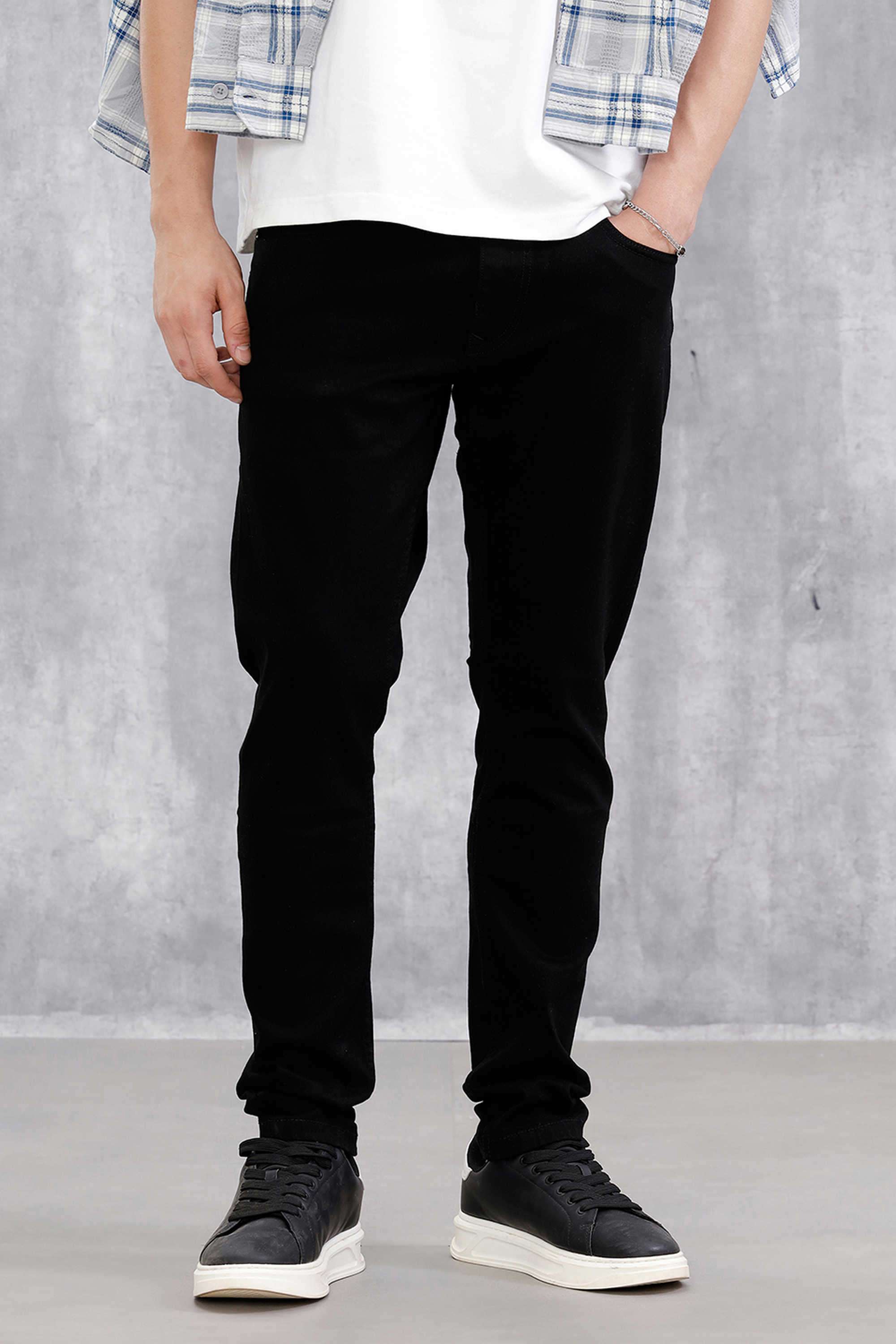 Light-Wash-Cotton-Tapered-Fit-Men-s-Jeans