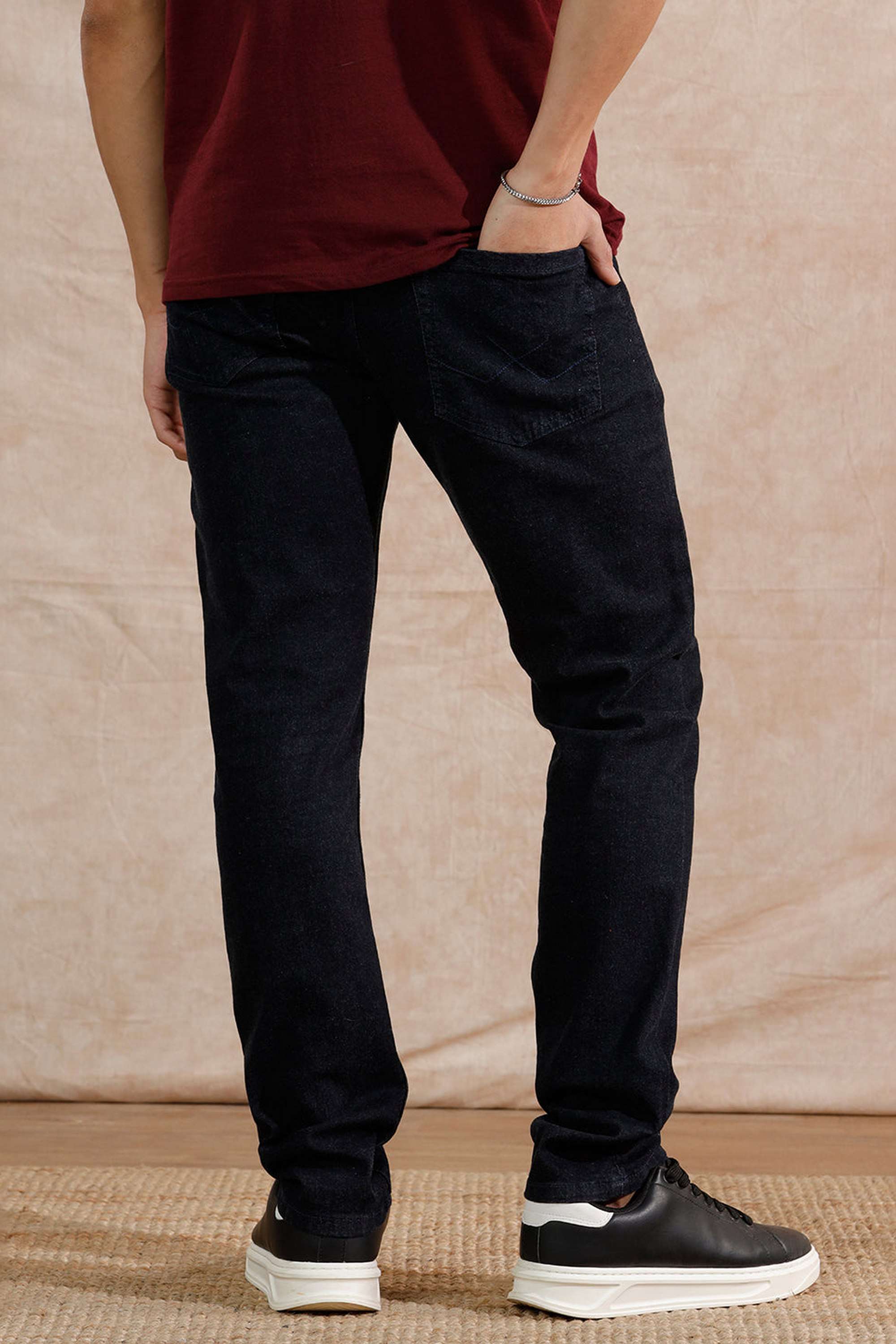 Dark-Wash-Cotton-Slim-Fit-Men-s-Jeans