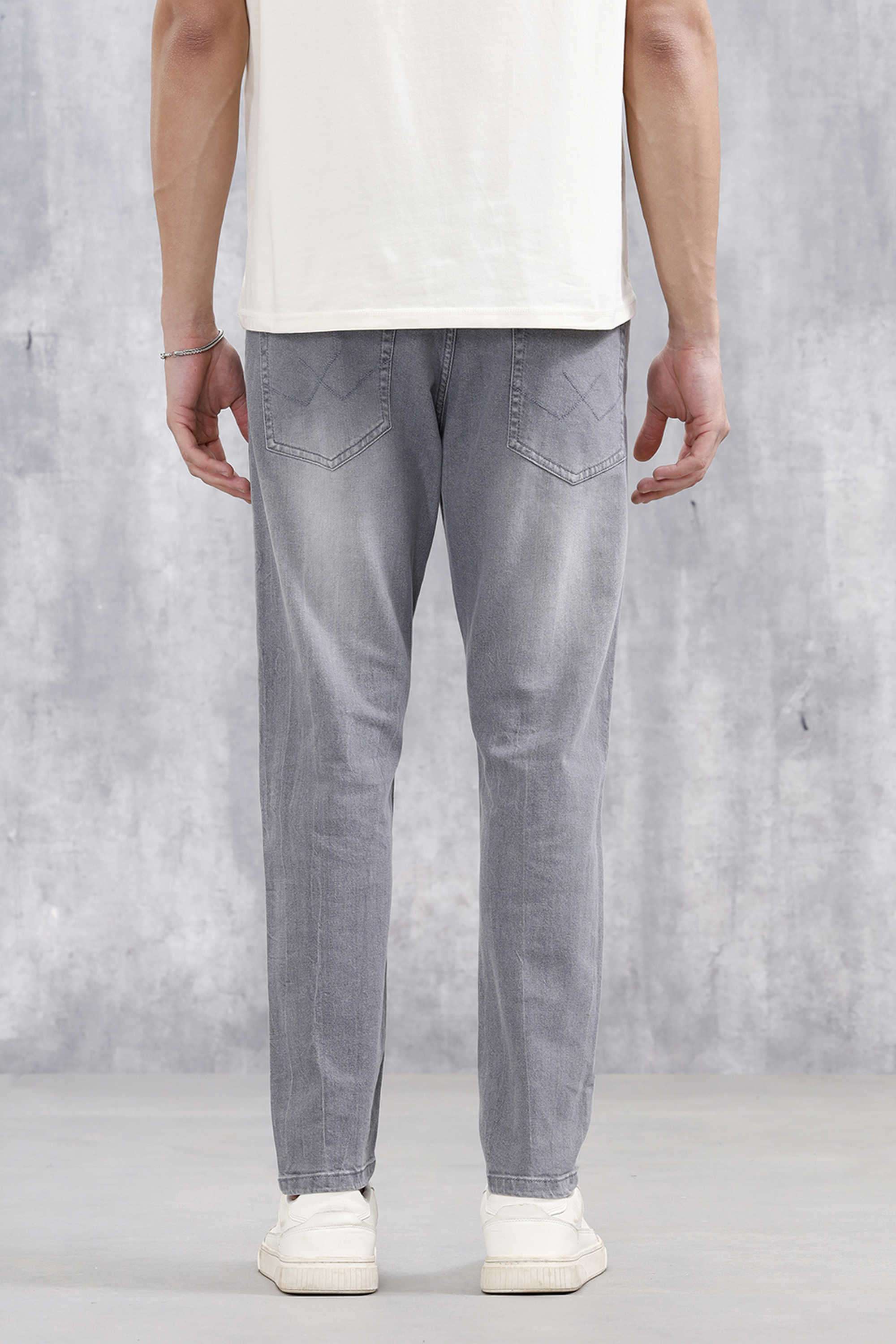 Solid-Cotton-Super-Skinny-Fit-Men-s-Jeans