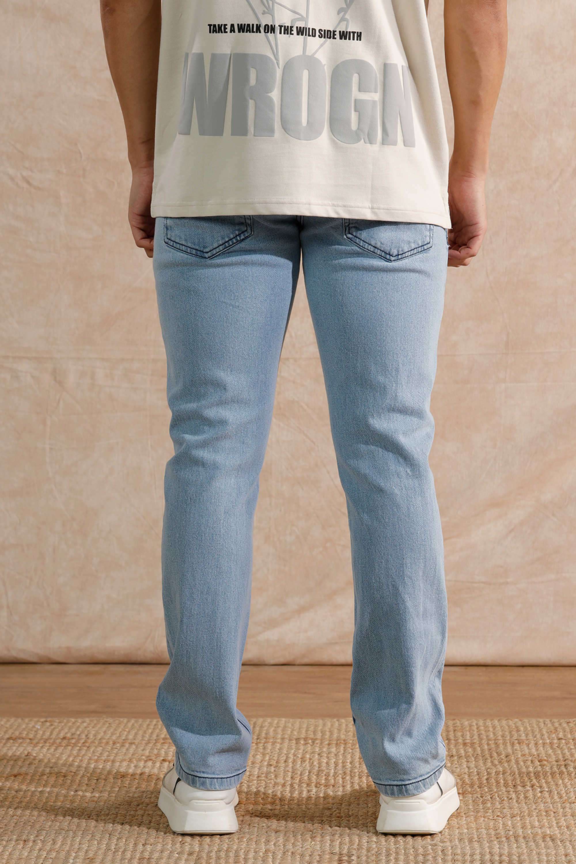 Light-Wash-Cotton-Straight-Fit-Men-s-Jeans