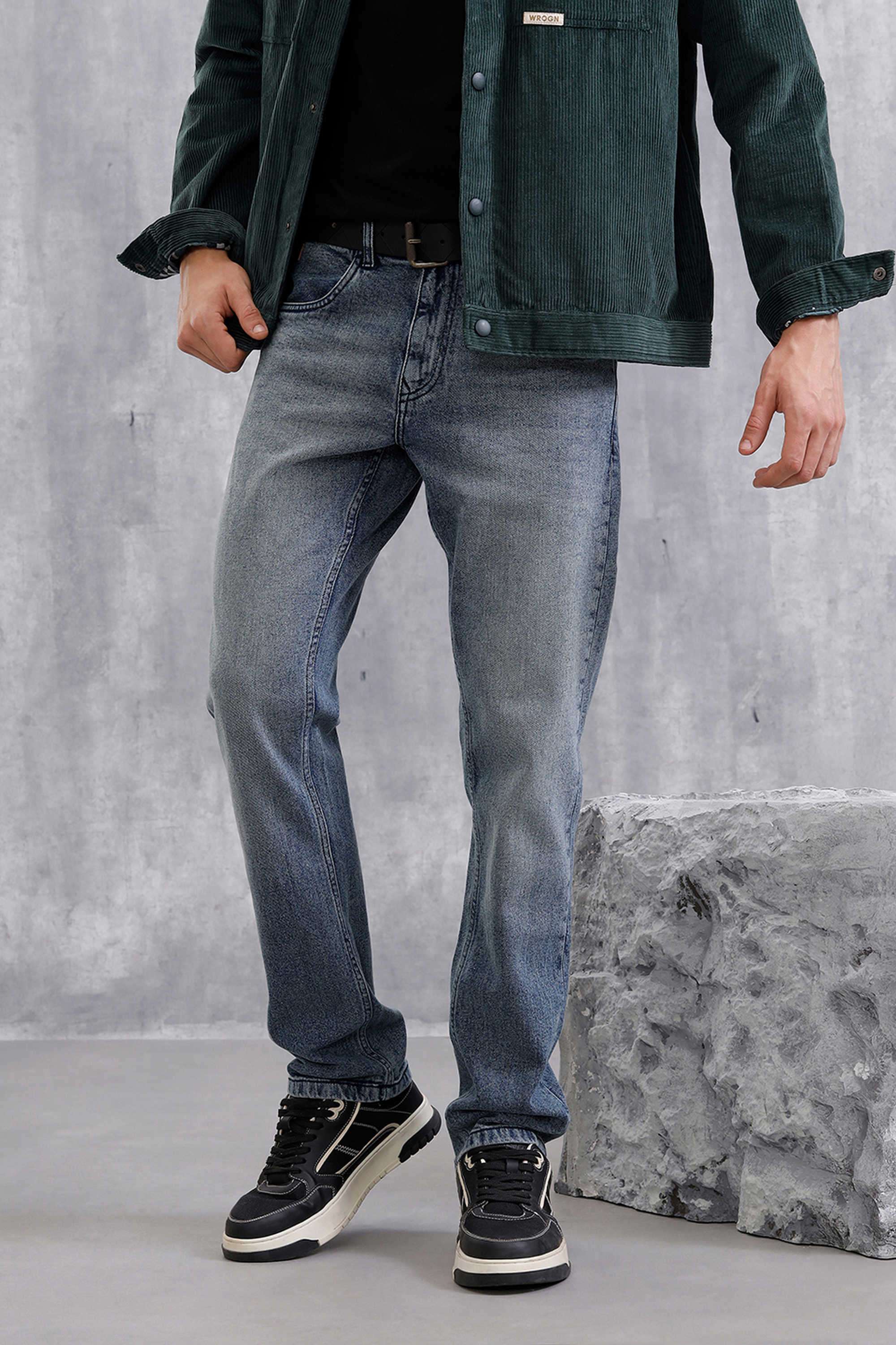 Light-Wash-Cotton-Straight-Fit-Men-s-Jeans