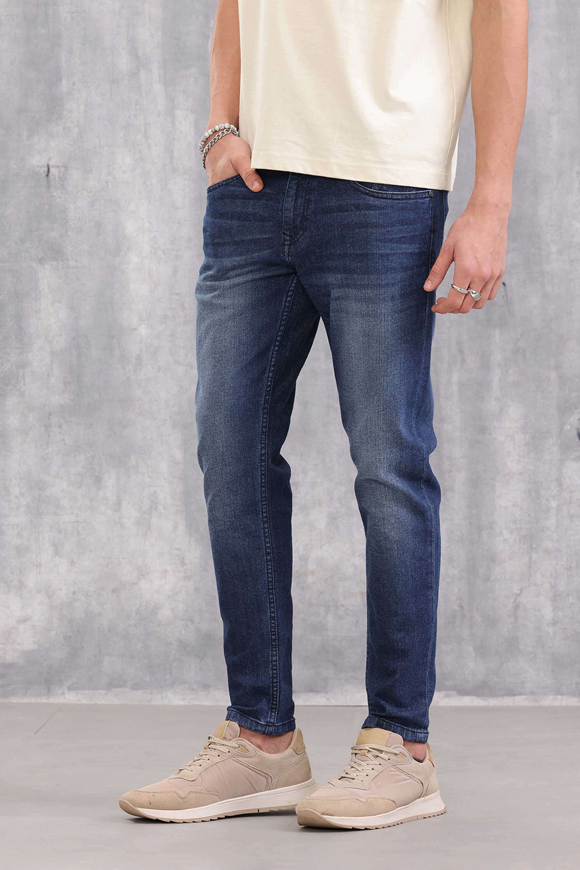 Light-Wash-Cotton-Super-Skinny-Fit-Men-s-Jeans