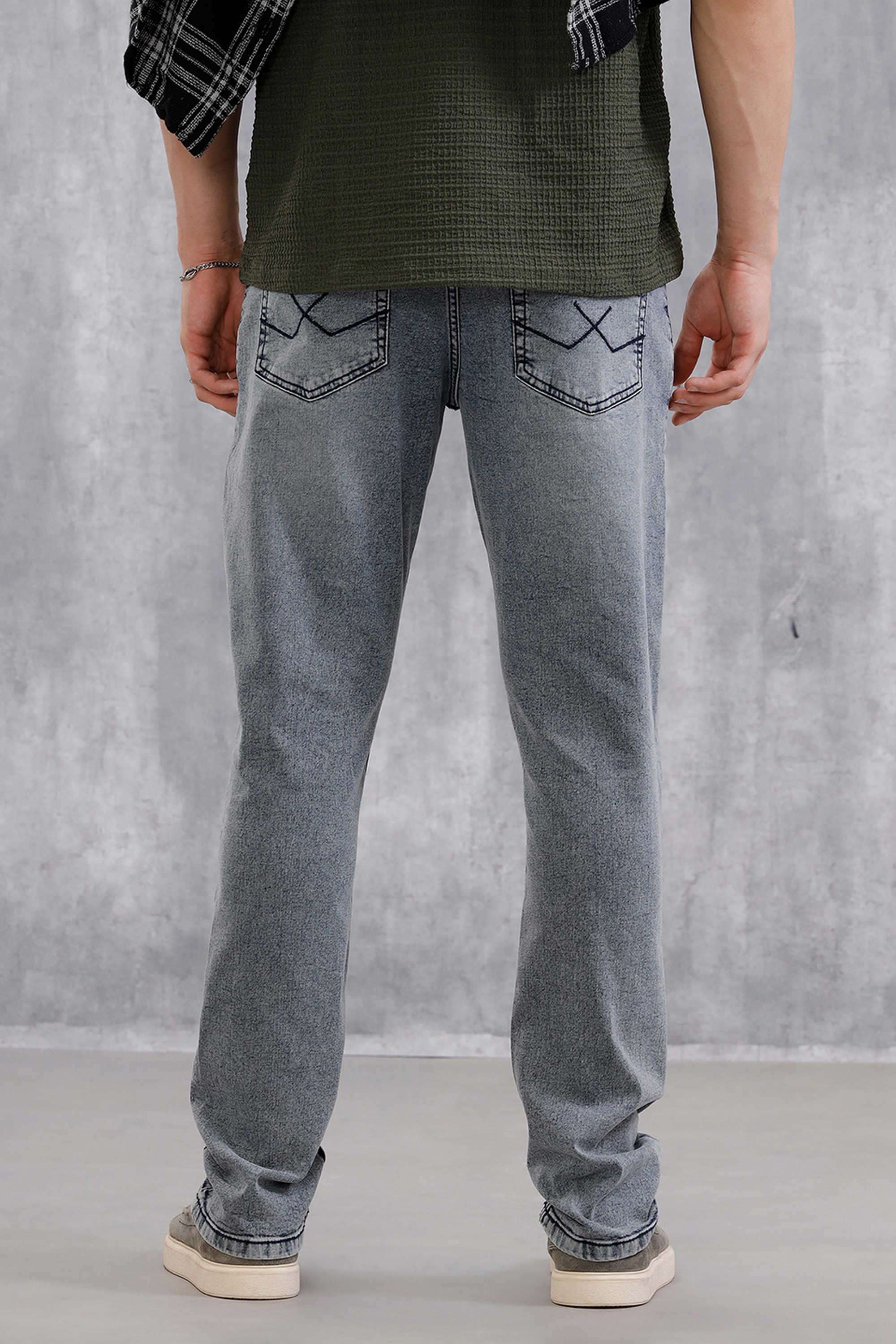 Light-Wash-Cotton-Straight-Fit-Men-s-Jeans