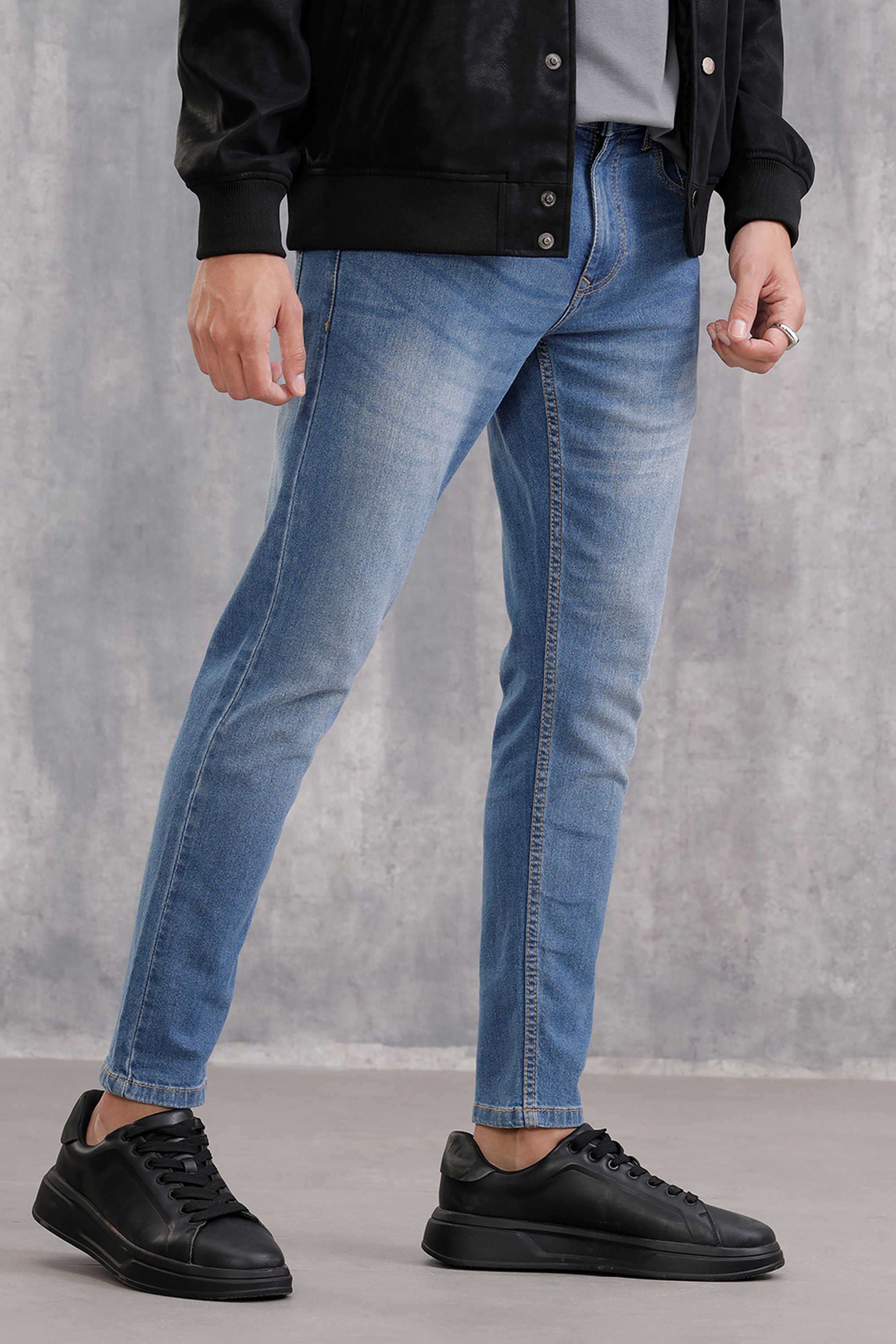 Light-Wash-Cotton-Super-Skinny-Fit-Men-s-Jeans